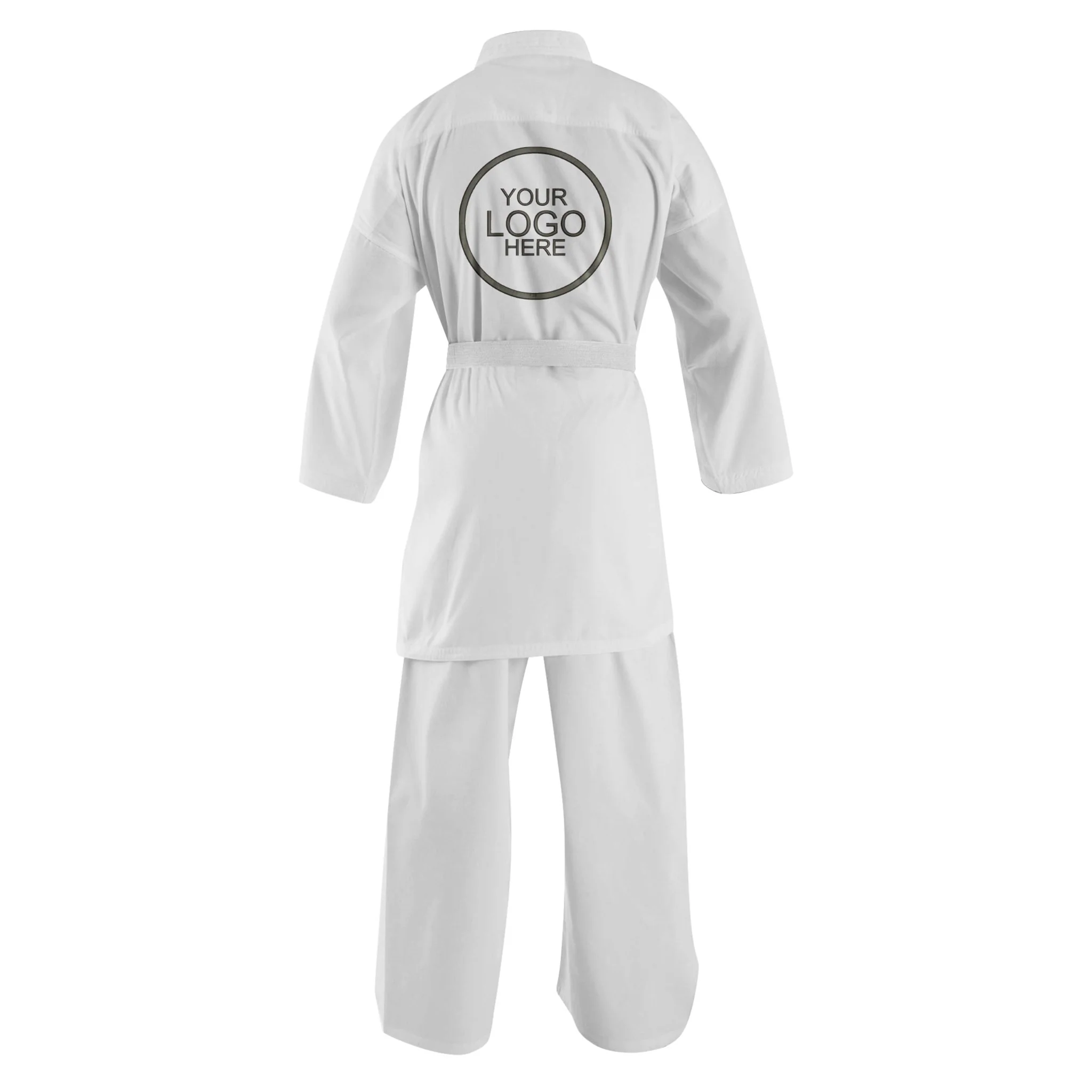 14 oz. Alpha Custom White Heavy Weight Karate GI - Image 2