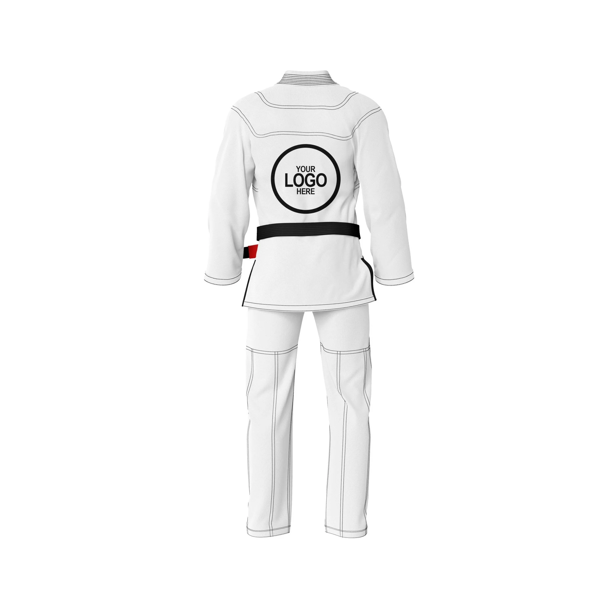 Alpha Custom White Brazilian Jiu Jitsu Gi (BJJ GI) - Image 3