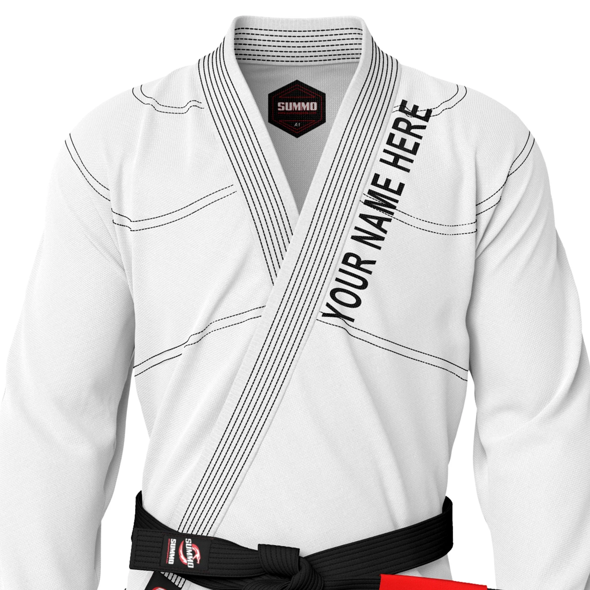 Alpha Custom White Brazilian Jiu Jitsu Gi (BJJ GI) - Image 7