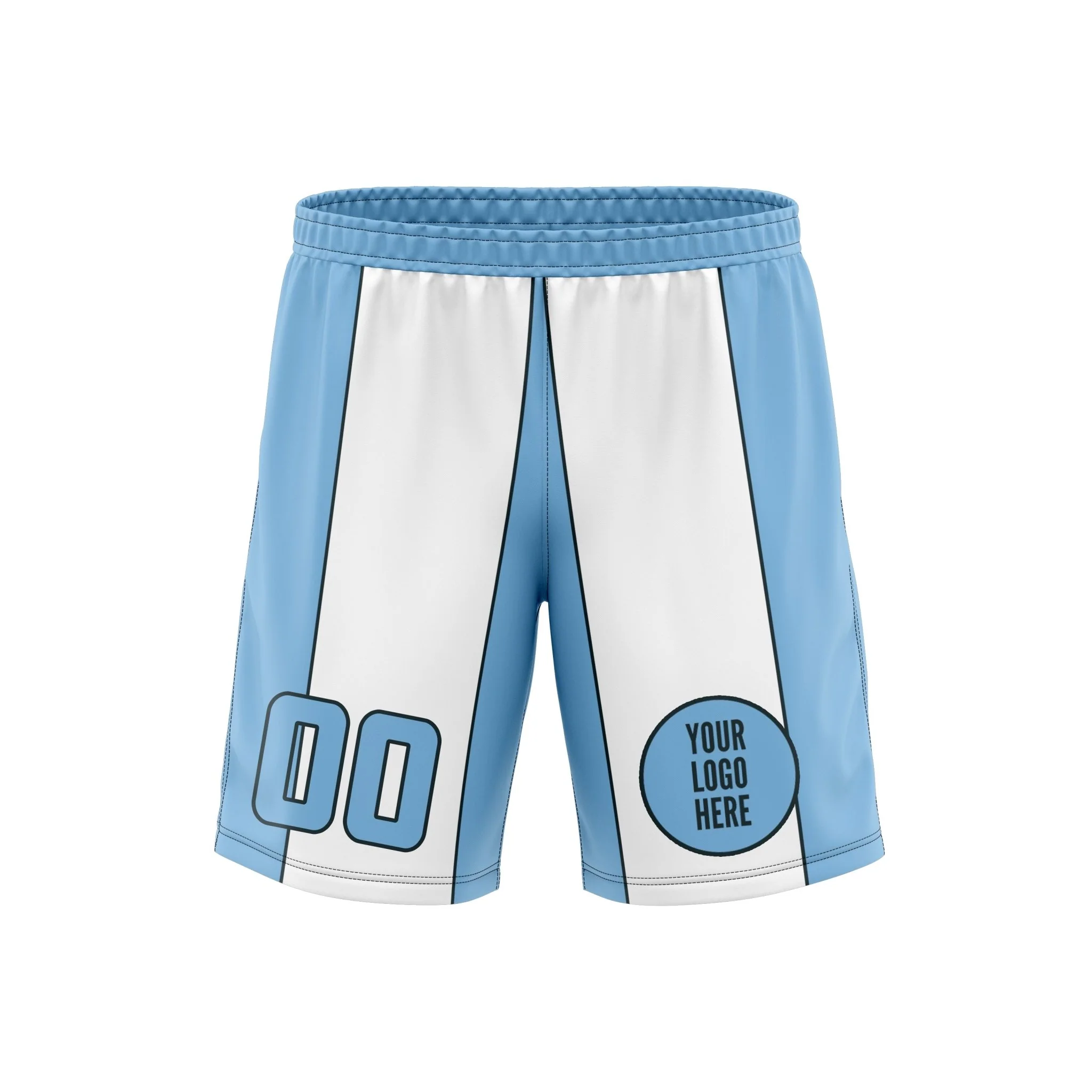 Aqua Rebellion Custom Soccer Shorts