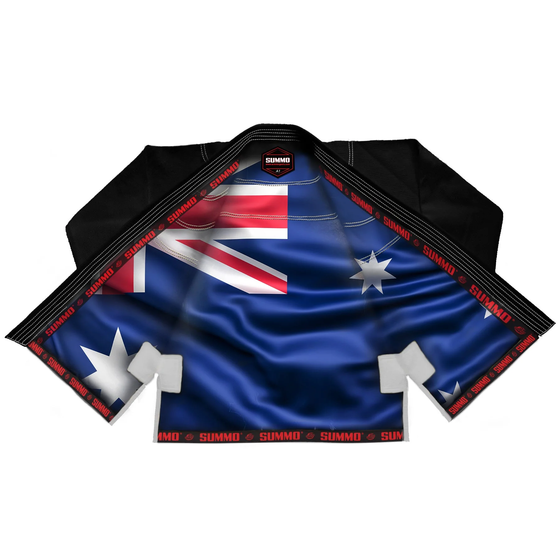Australian Black Sublimation Brazilian Jiu Jitsu GI (BJJ GI)