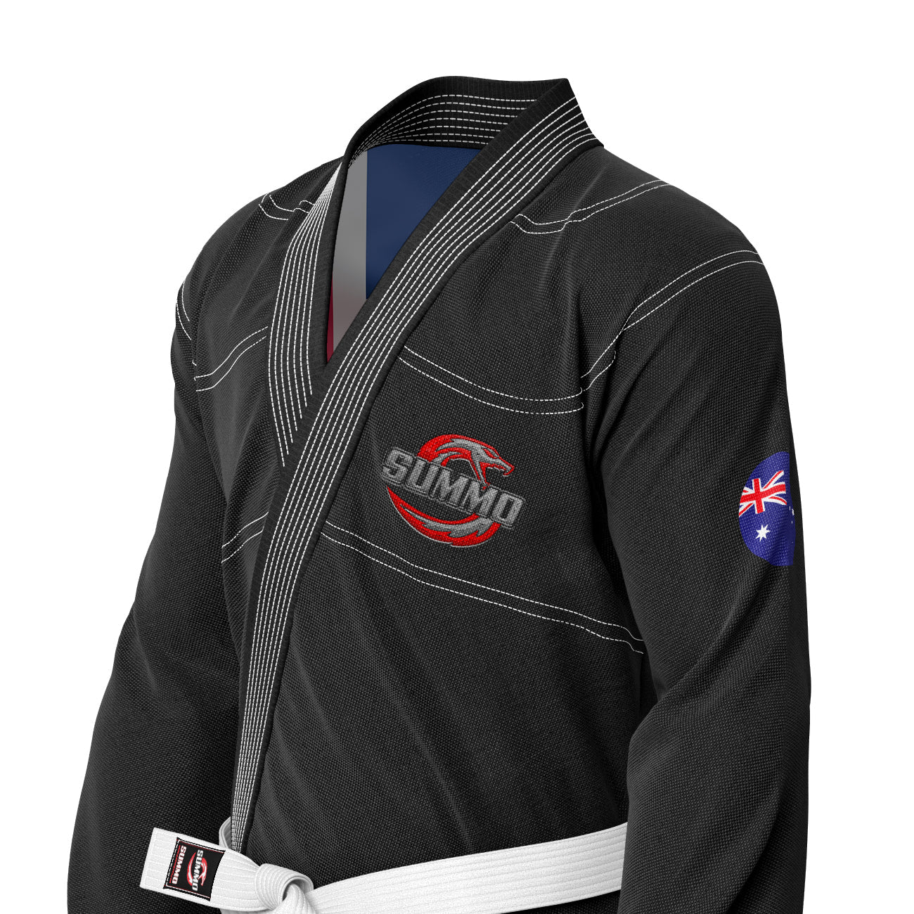 Australian Black Sublimation Brazilian Jiu Jitsu GI (BJJ GI) - Image 6