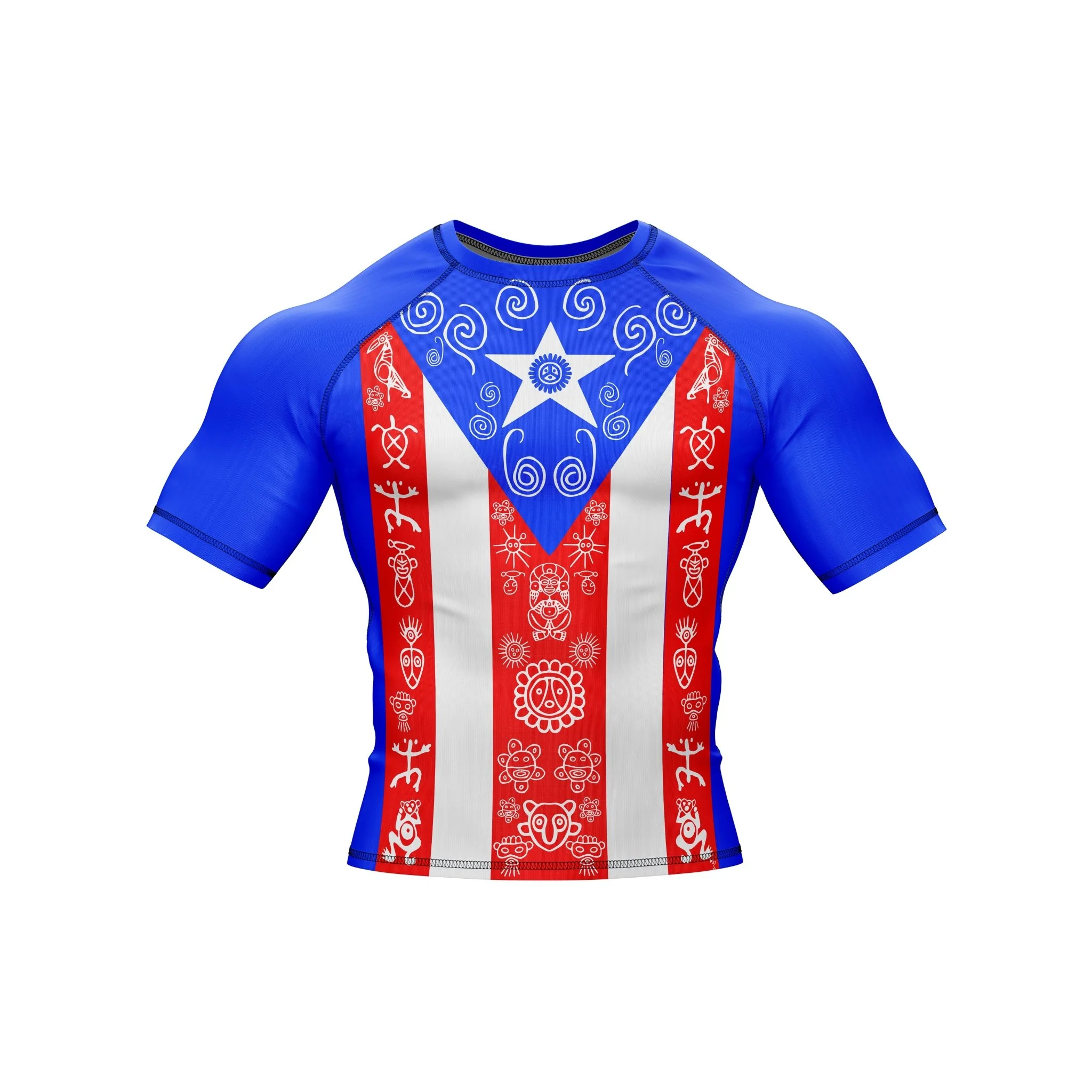 Boricua Pride Premium Rash Guard For Men/Women - Image 4