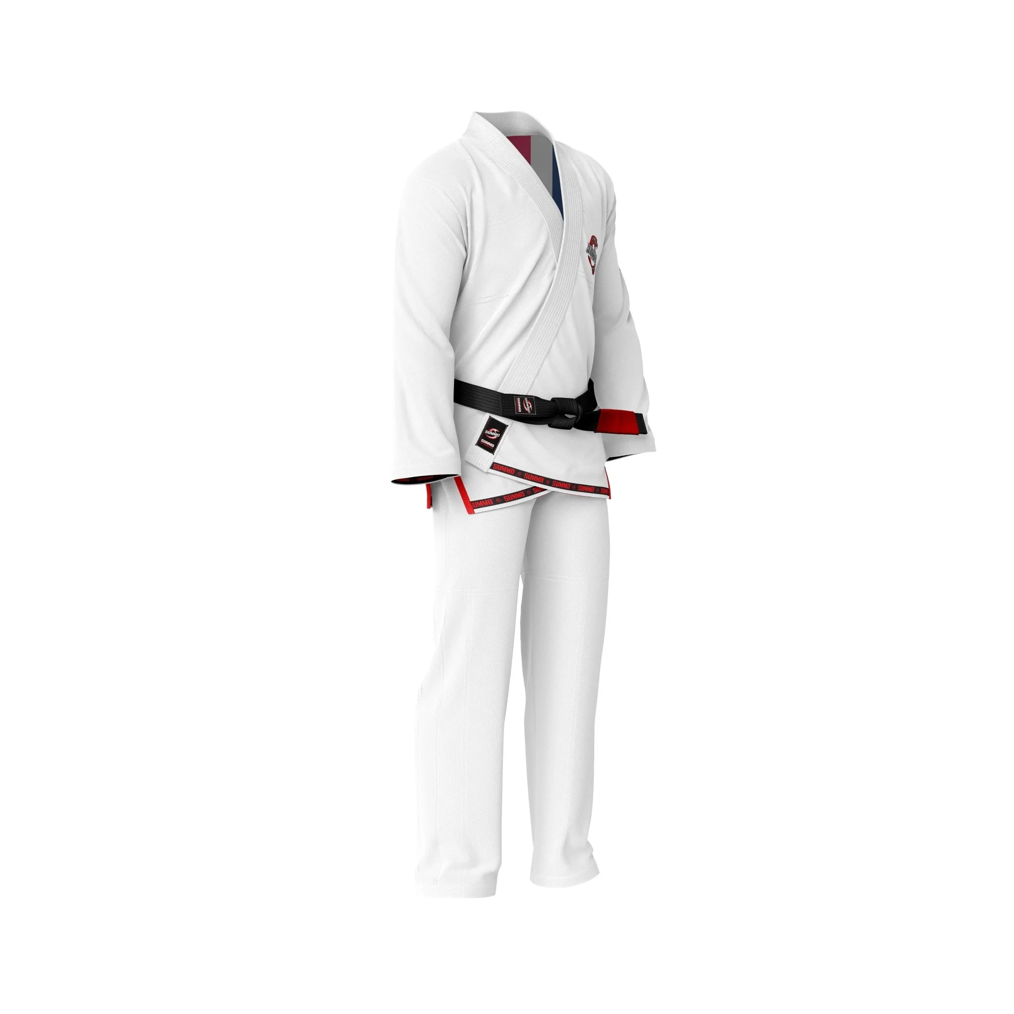 British White Sublimation Brazilian Jiu Jitsu GI (BJJ GI) - Image 3