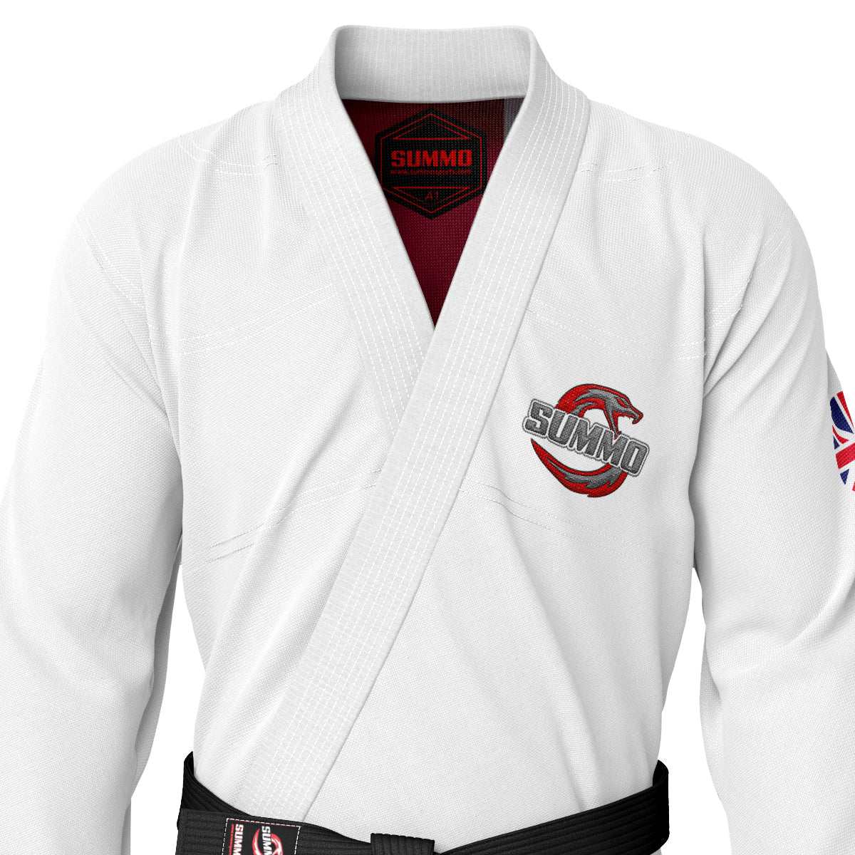 British White Sublimation Brazilian Jiu Jitsu GI (BJJ GI) - Image 9