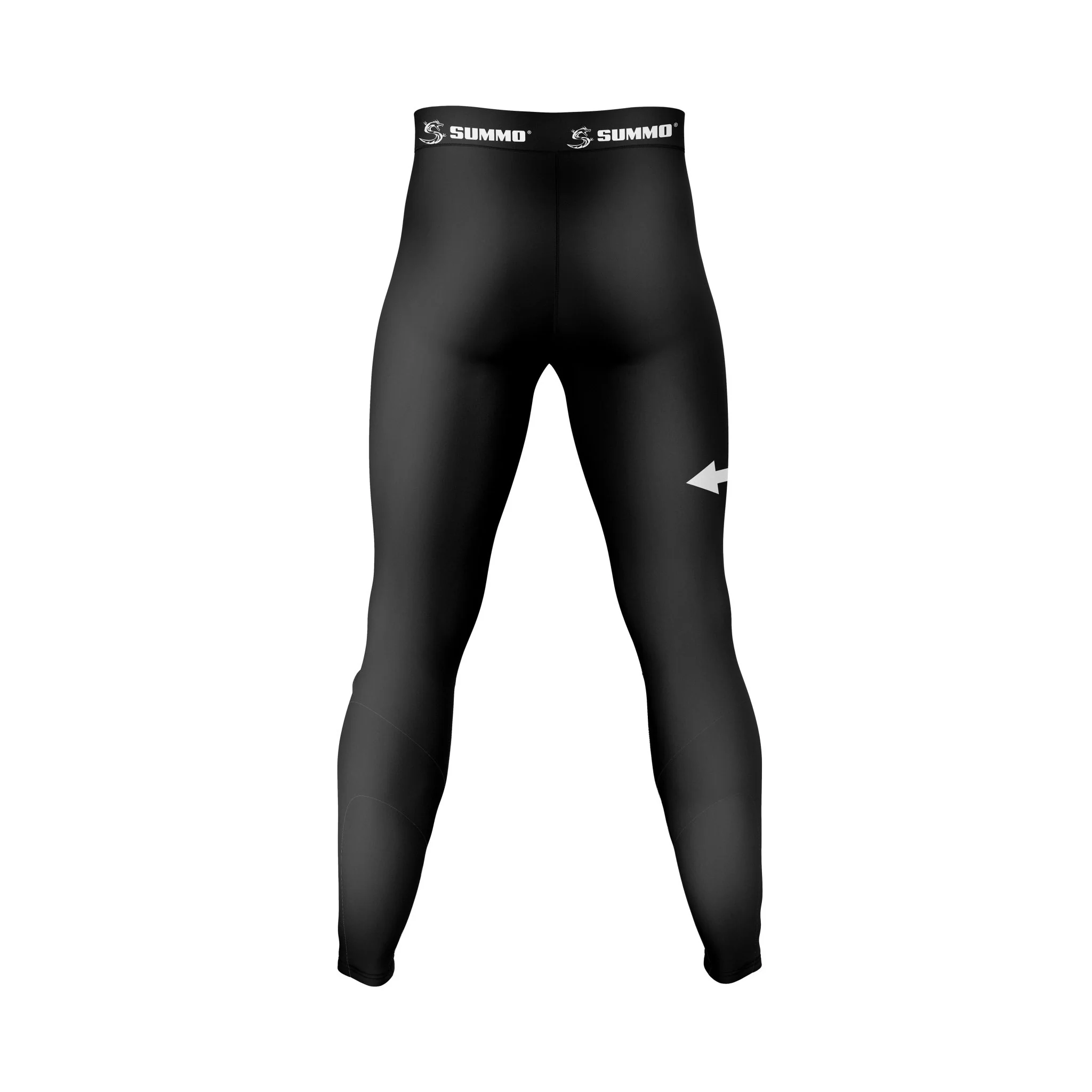 Custom Black Compression Pants - Image 3
