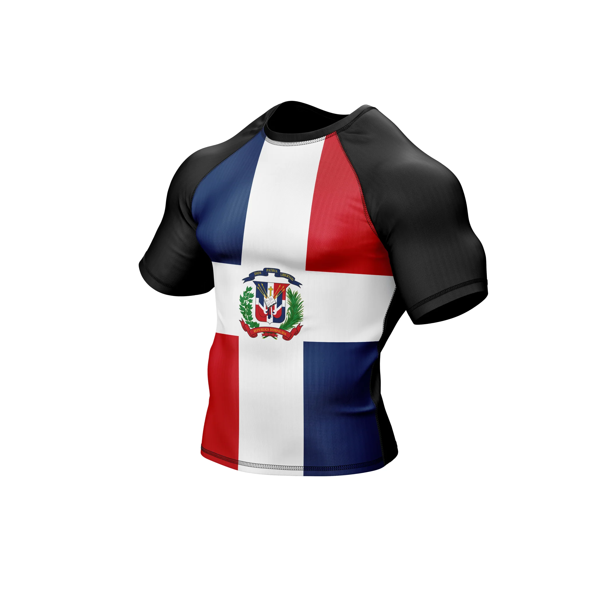 Dominican Republic Rash Guard For Men/Women - Image 5
