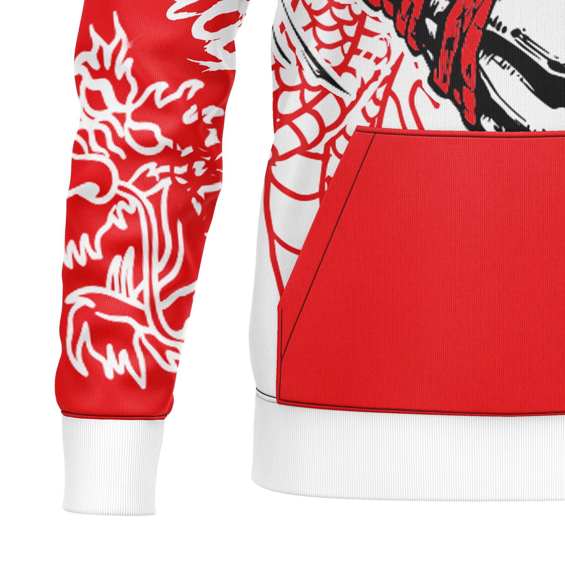 Dragon Fist Full-Print Hoodie For Men/Women - Image 4