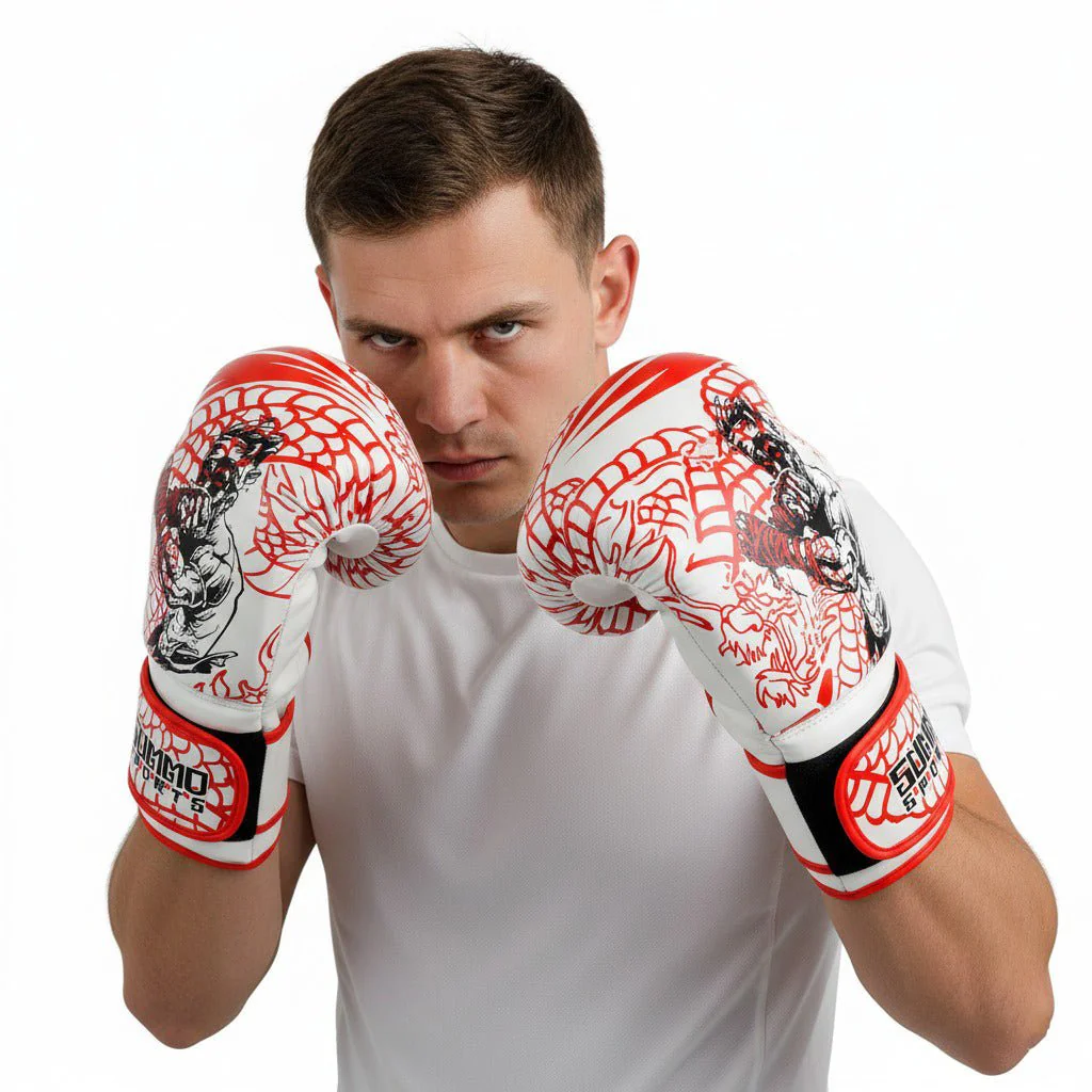 Dragon Fist PU Leather Boxing Gloves - Image 6