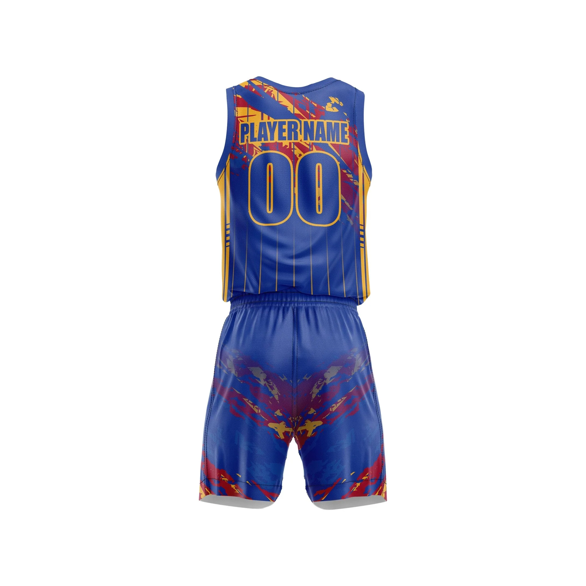 Elite Court Custom Basketball Uniform - Image 2