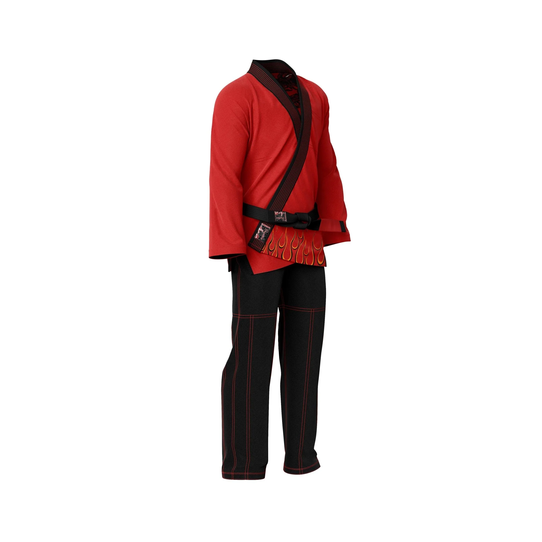 Firedrake Combat Sublimation Brazilian Jiu Jitsu GI (BJJ GI) - Image 3