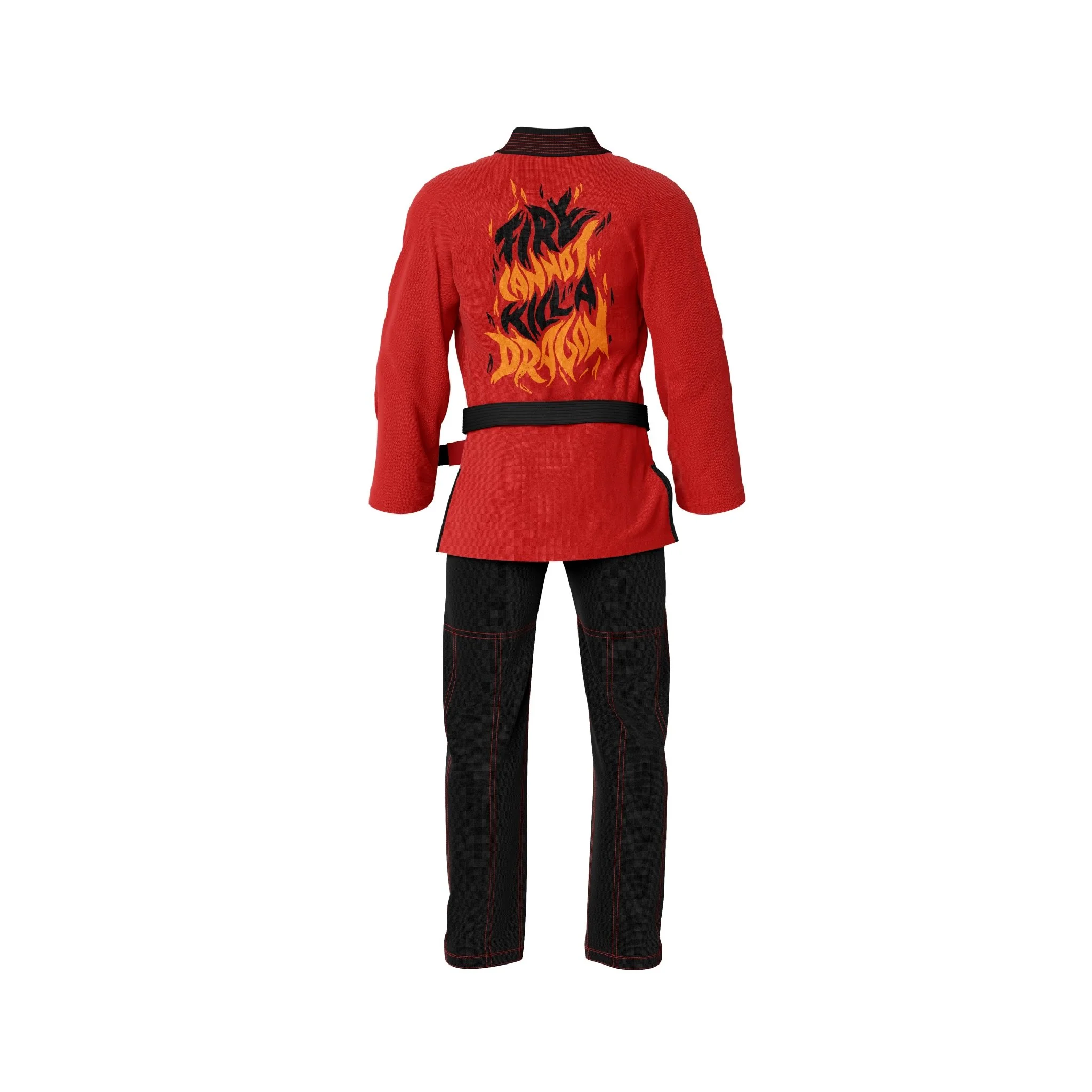 Firedrake Combat Sublimation Brazilian Jiu Jitsu GI (BJJ GI) - Image 7