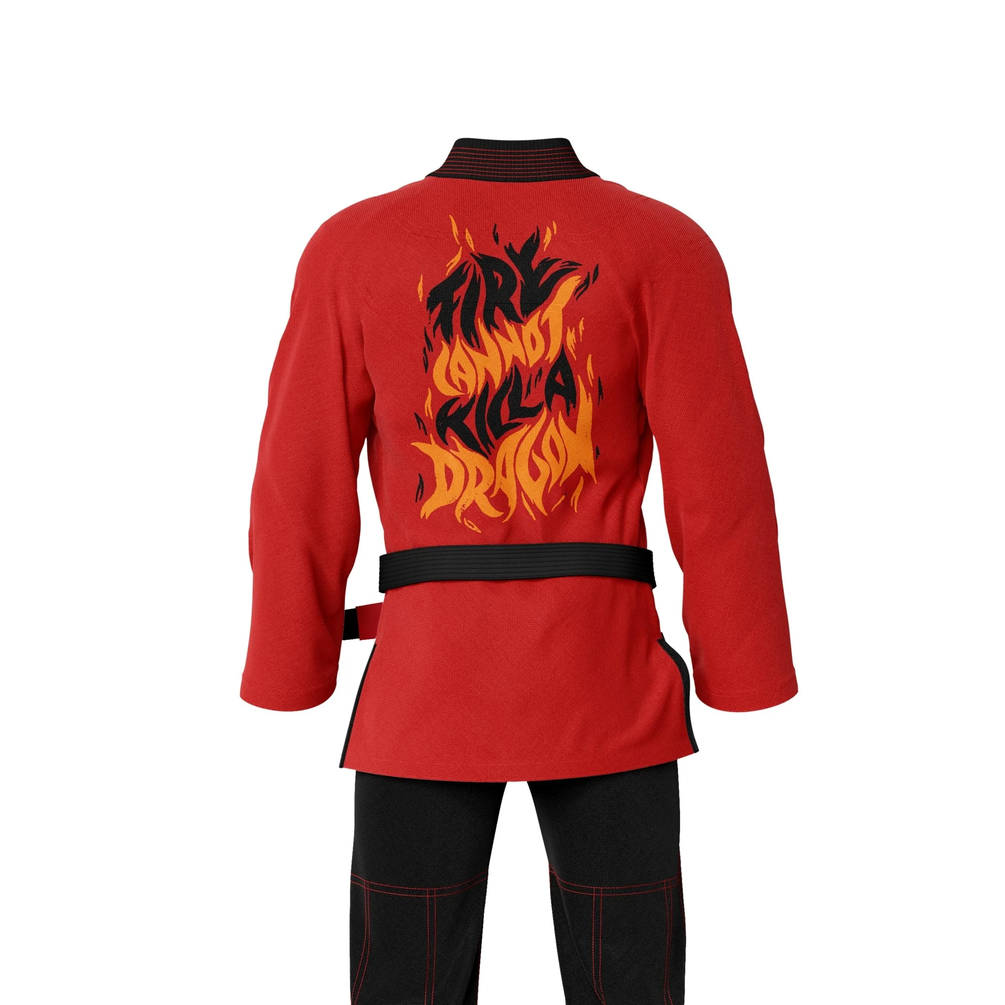 Firedrake Combat Sublimation Brazilian Jiu Jitsu GI (BJJ GI) - Image 8