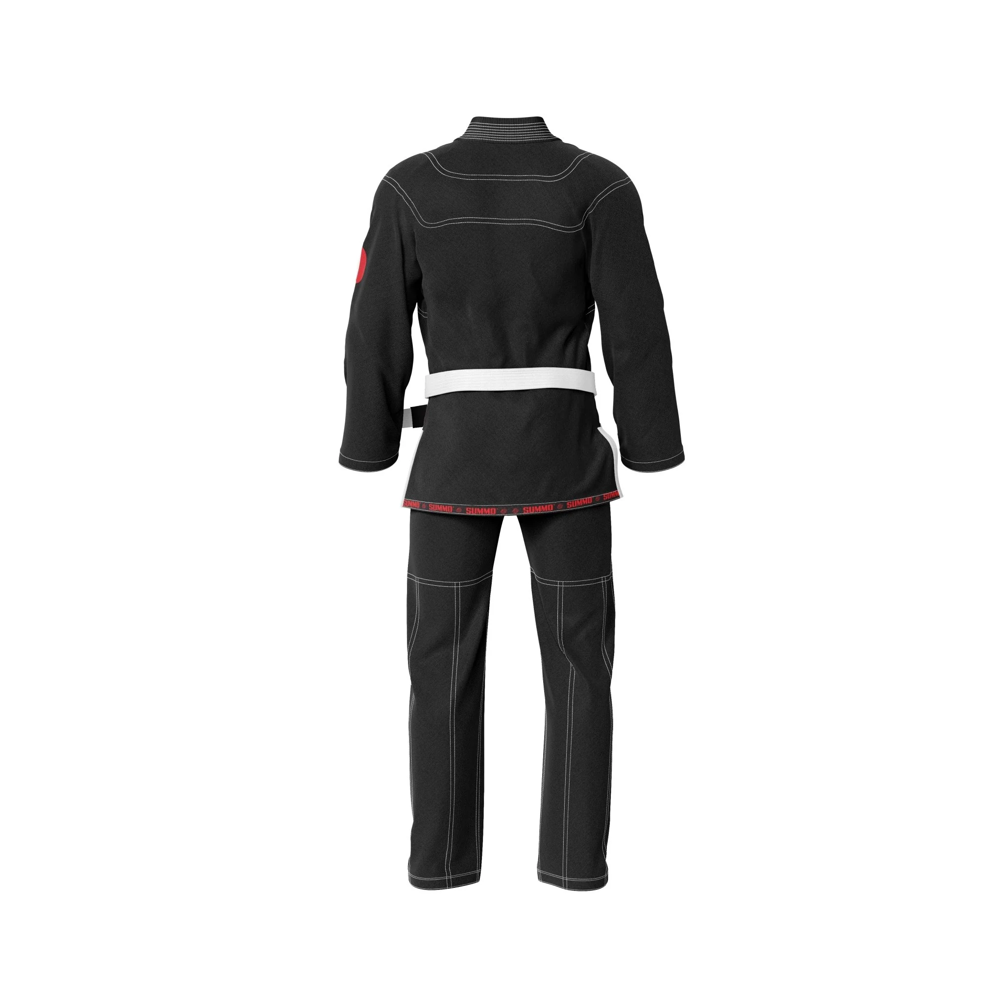 French Black Sublimation Brazilian Jiu Jitsu GI (BJJ GI) - Image 7