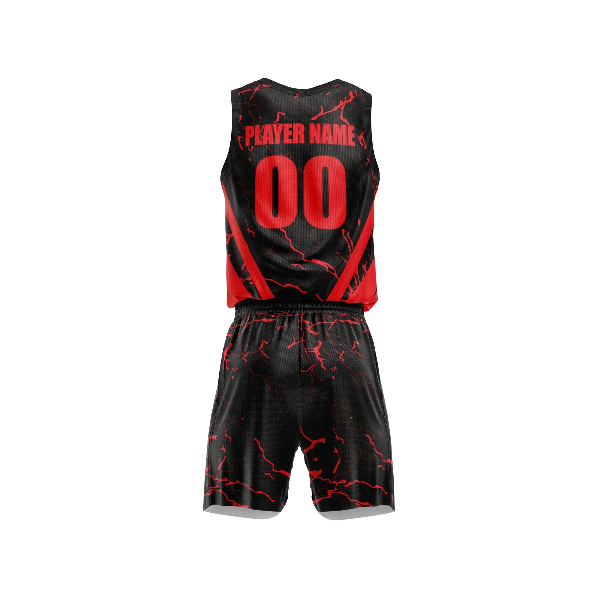 Full Court Fury Custom Basketball Uniform - Image 2