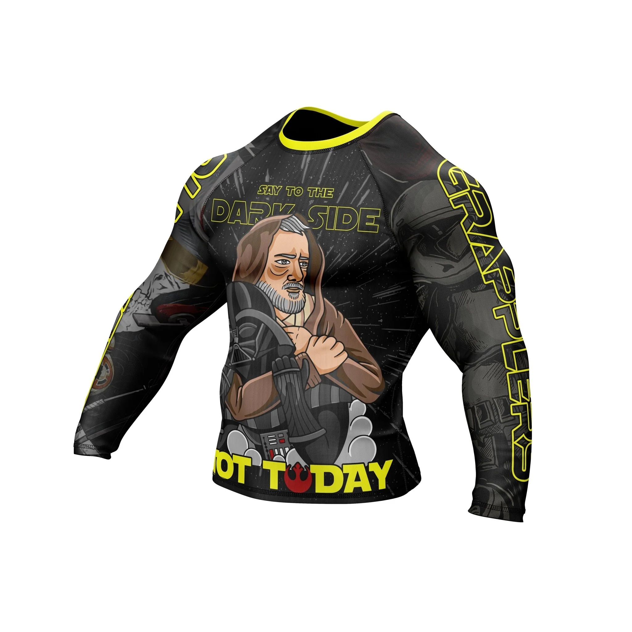 Galactic Grapplers 2.0 Premium Bjj Rash Guard For Men/Women - Image 2
