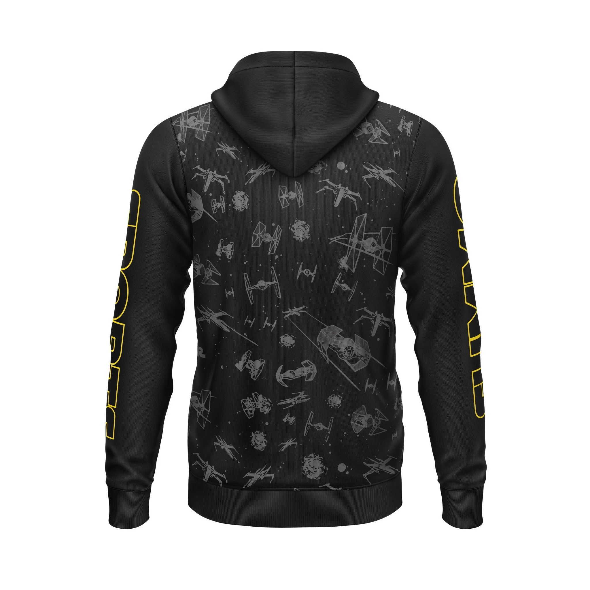 Galactic Grapplers Full-Print Zipper Hoodie For Men/Women - Image 2