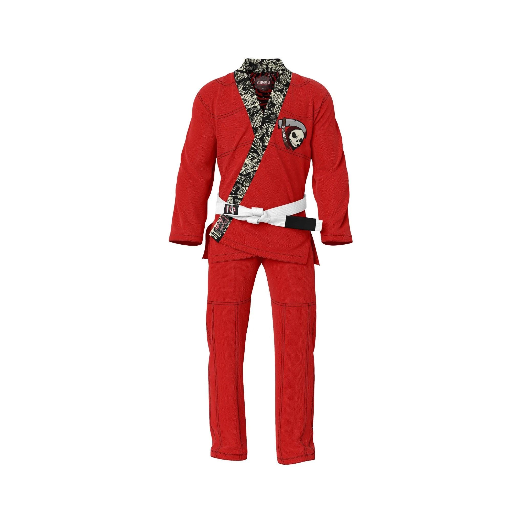 Grapple Grim Sublimation Brazilian Jiu Jitsu GI (BJJ GI) - Image 2