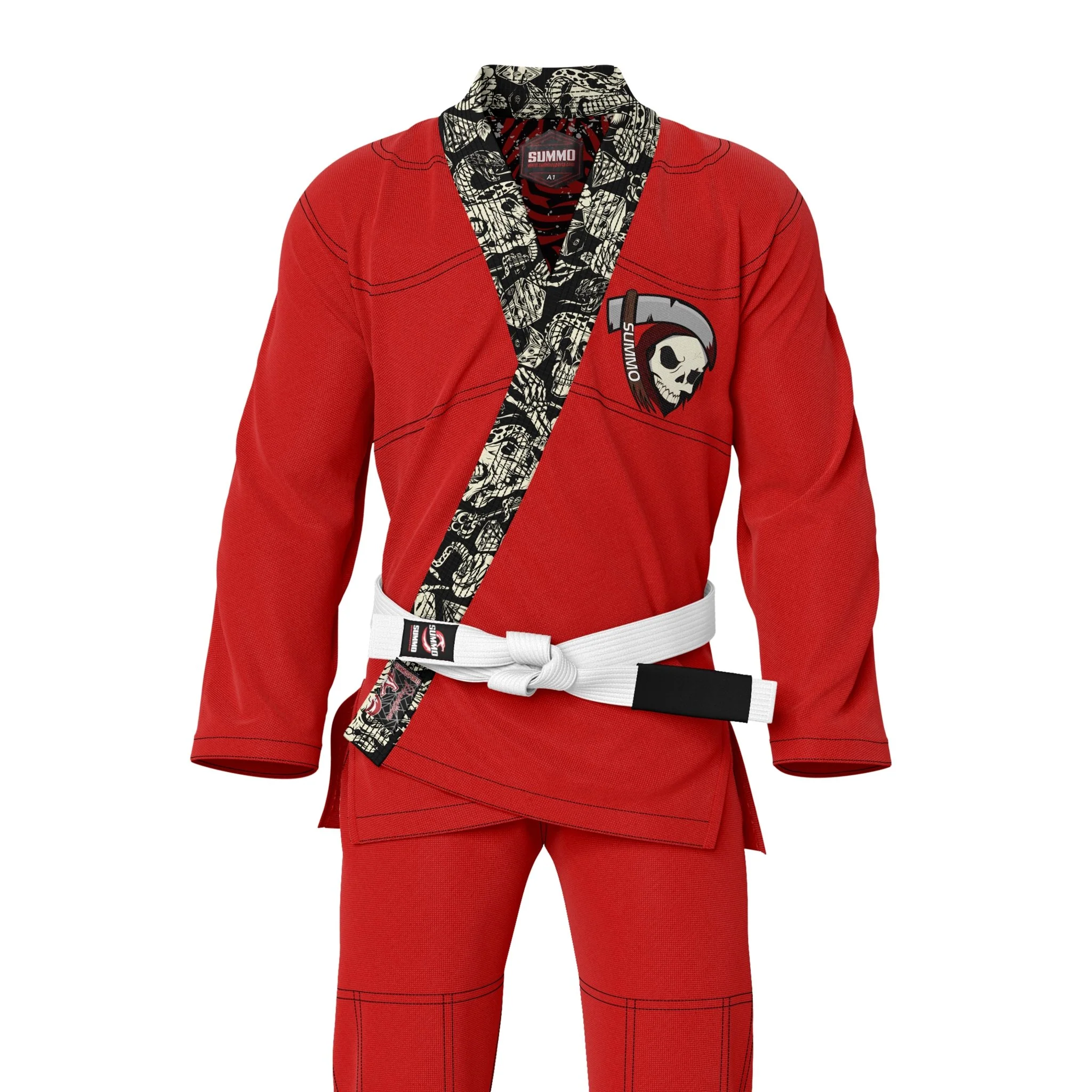 Grapple Grim Sublimation Brazilian Jiu Jitsu GI (BJJ GI) - Image 3
