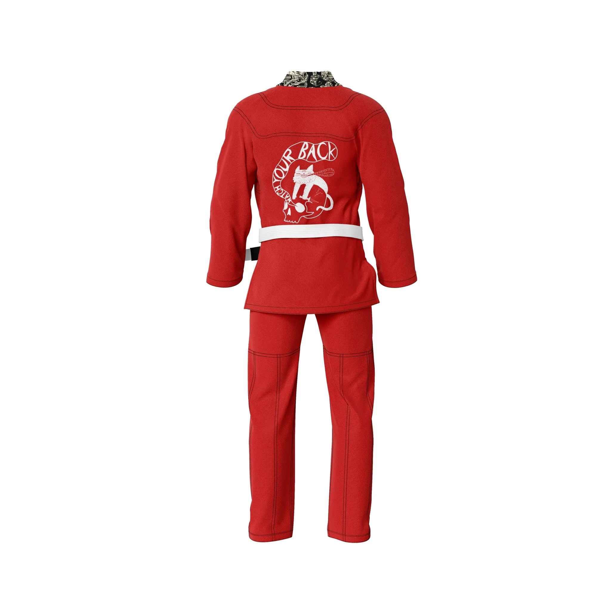 Grapple Grim Sublimation Brazilian Jiu Jitsu GI (BJJ GI) - Image 7