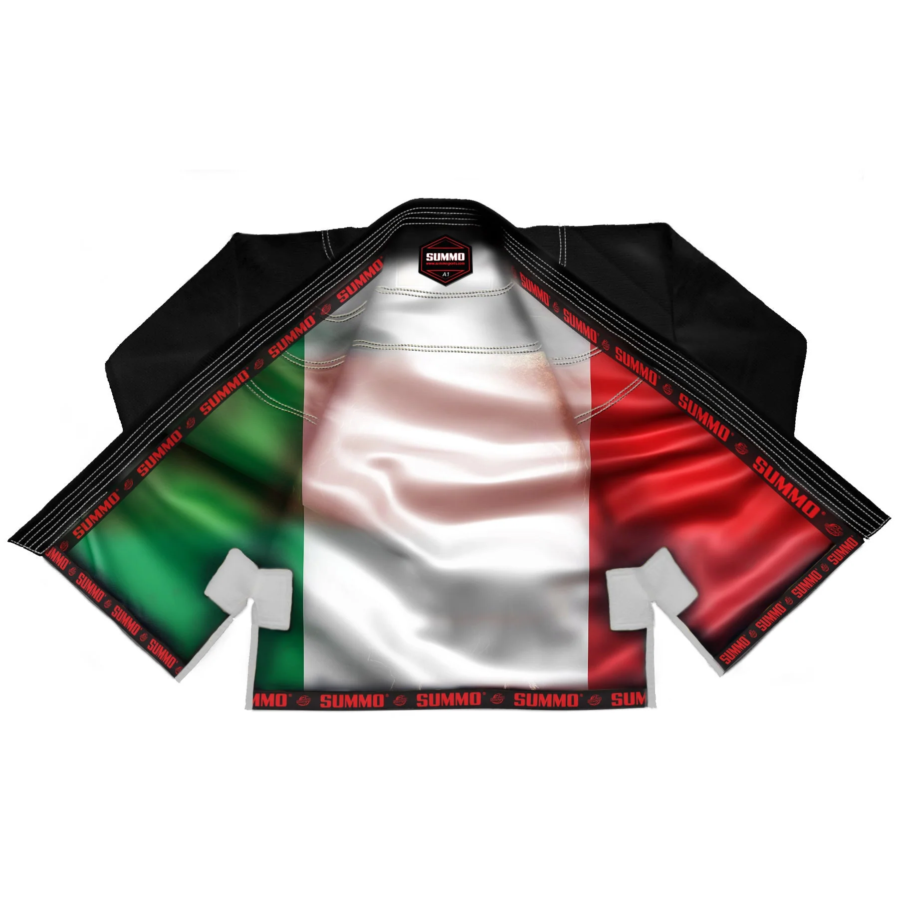 Italian Black Sublimation Brazilian Jiu Jitsu GI (BJJ GI)