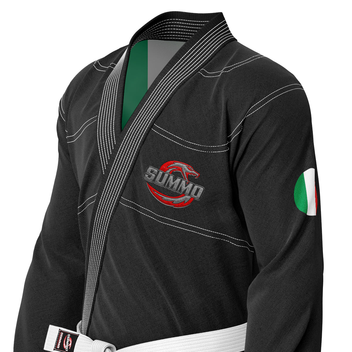 Italian Black Sublimation Brazilian Jiu Jitsu GI (BJJ GI) - Image 6