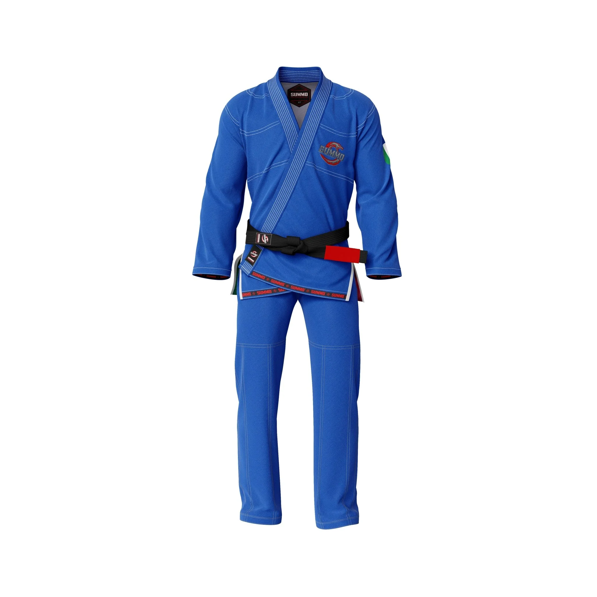 Italian Blue Sublimation Brazilian Jiu Jitsu GI (BJJ GI) - Image 2