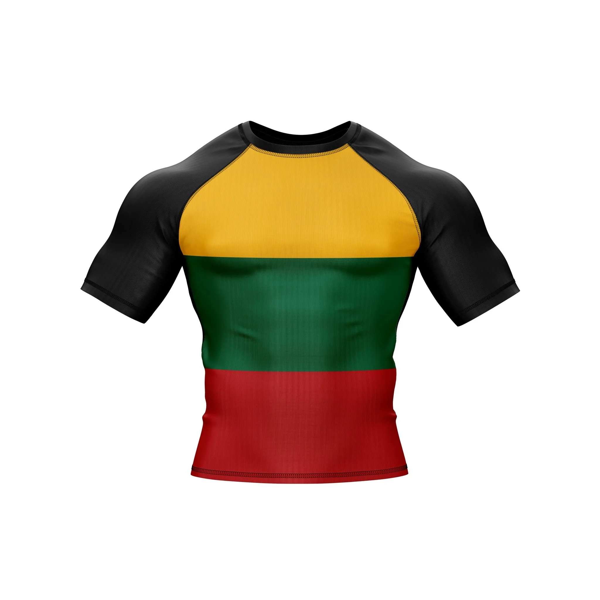 Lithuania Patriotic Rash Guard For Men/Women - Image 4