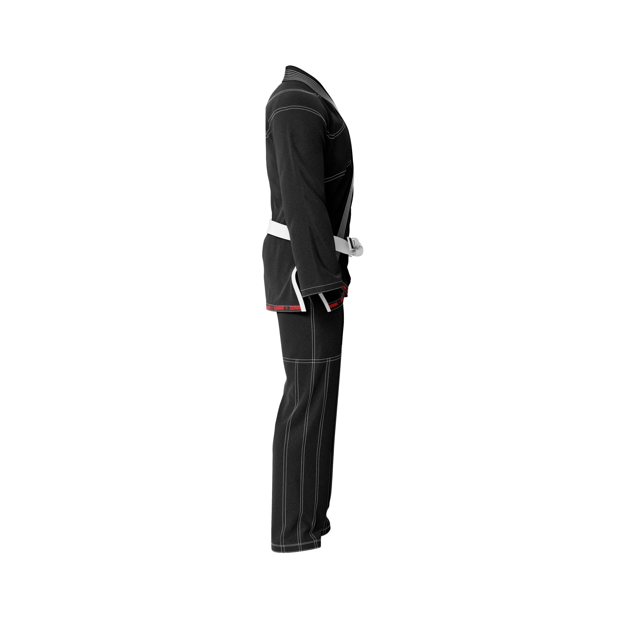 Mexican Black Sublimation Brazilian Jiu Jitsu GI (BJJ GI) - Image 5