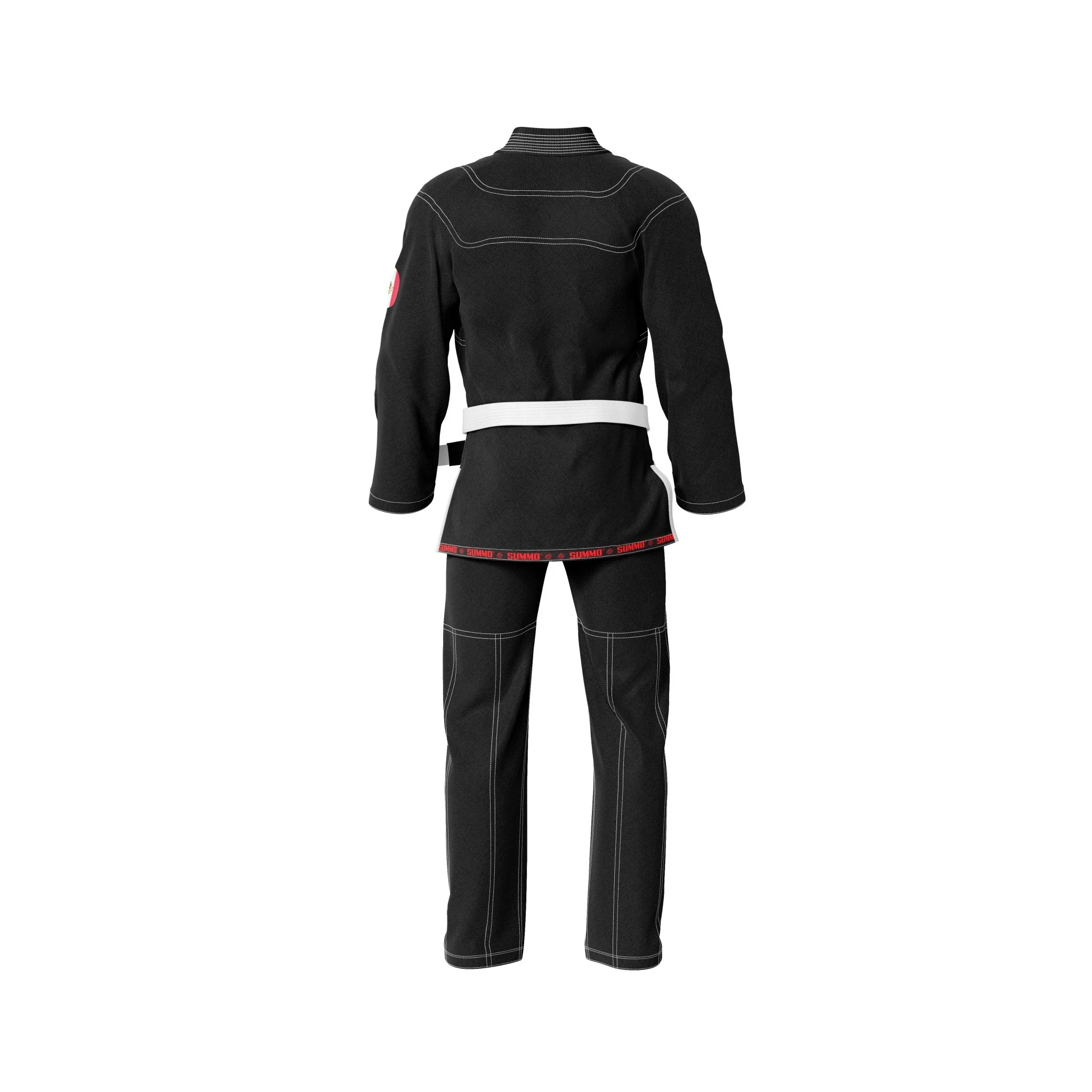 Mexican Black Sublimation Brazilian Jiu Jitsu GI (BJJ GI) - Image 7