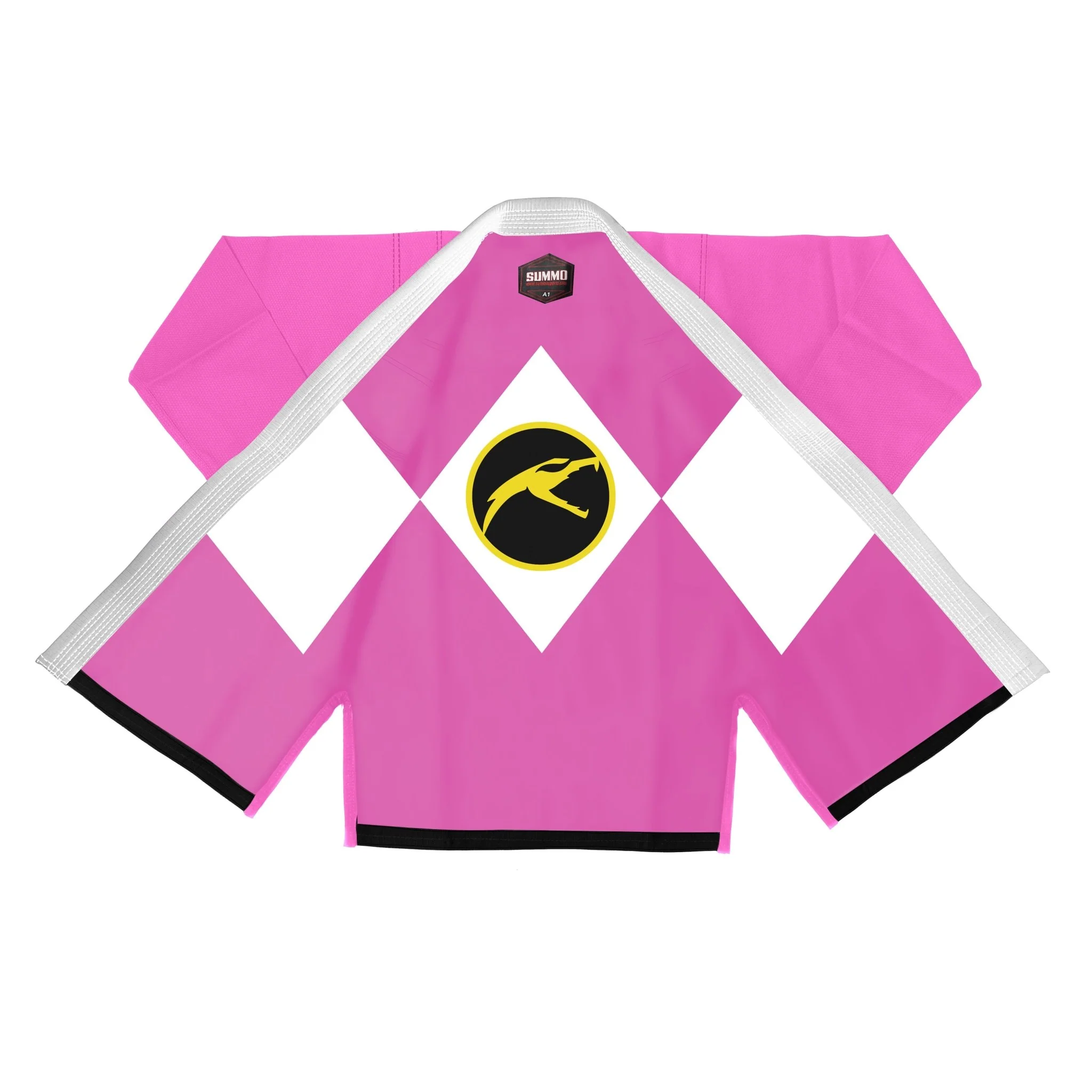 Mighty Morphin Grappler – Pink Sublimation Brazilian Jiu Jitsu Gi