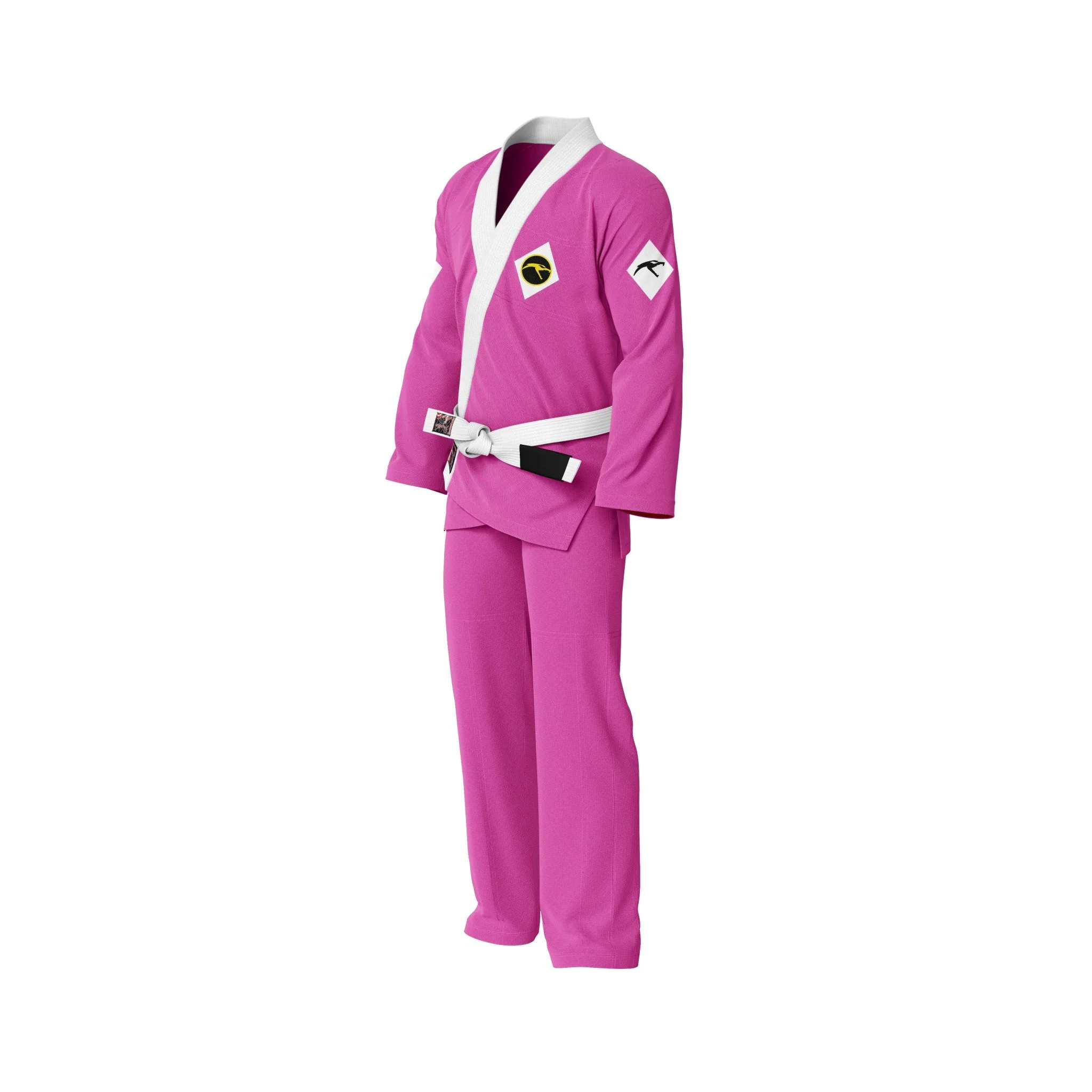 Mighty Morphin Grappler – Pink Sublimation Brazilian Jiu Jitsu Gi - Image 6