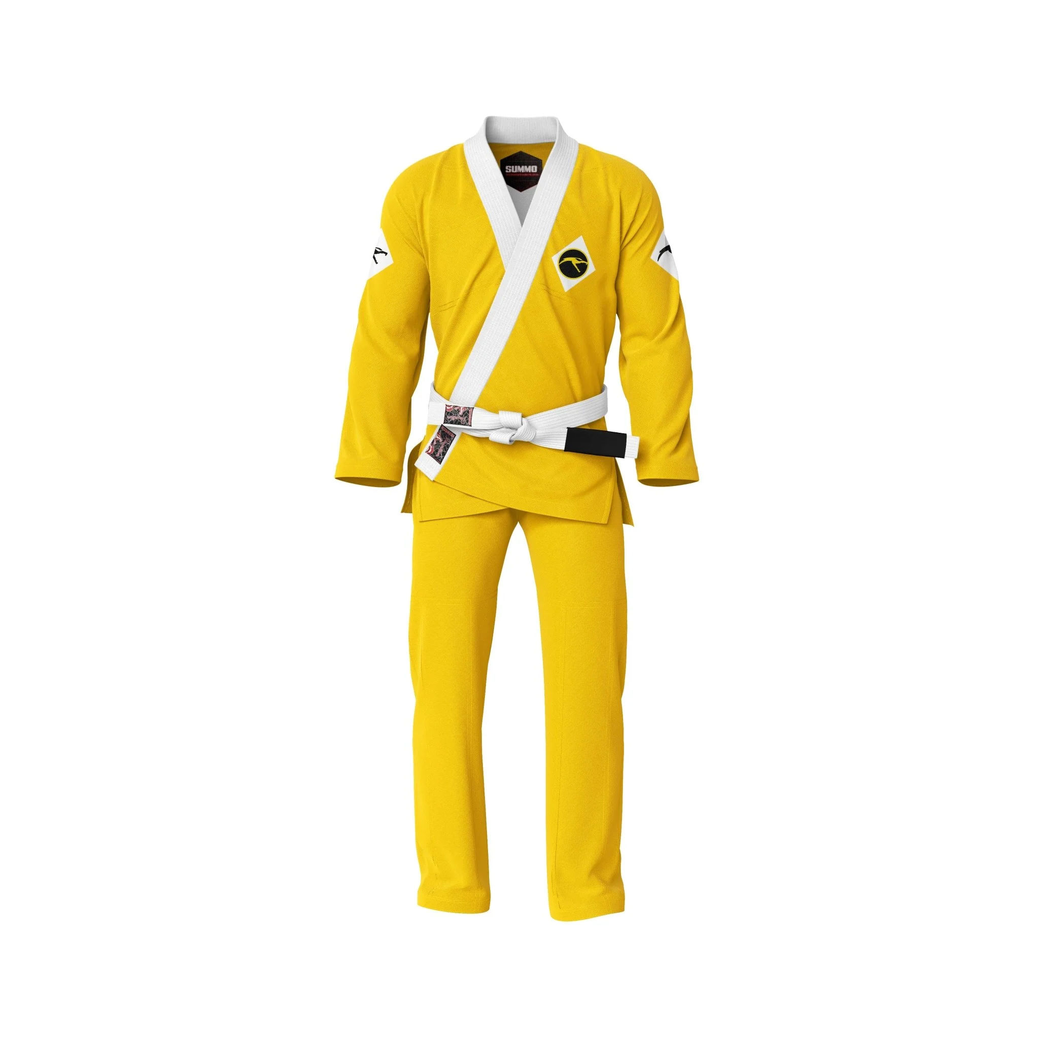 Mighty Morphin Grappler – Yellow Sublimation Brazilian Jiu Jitsu Gi - Image 2