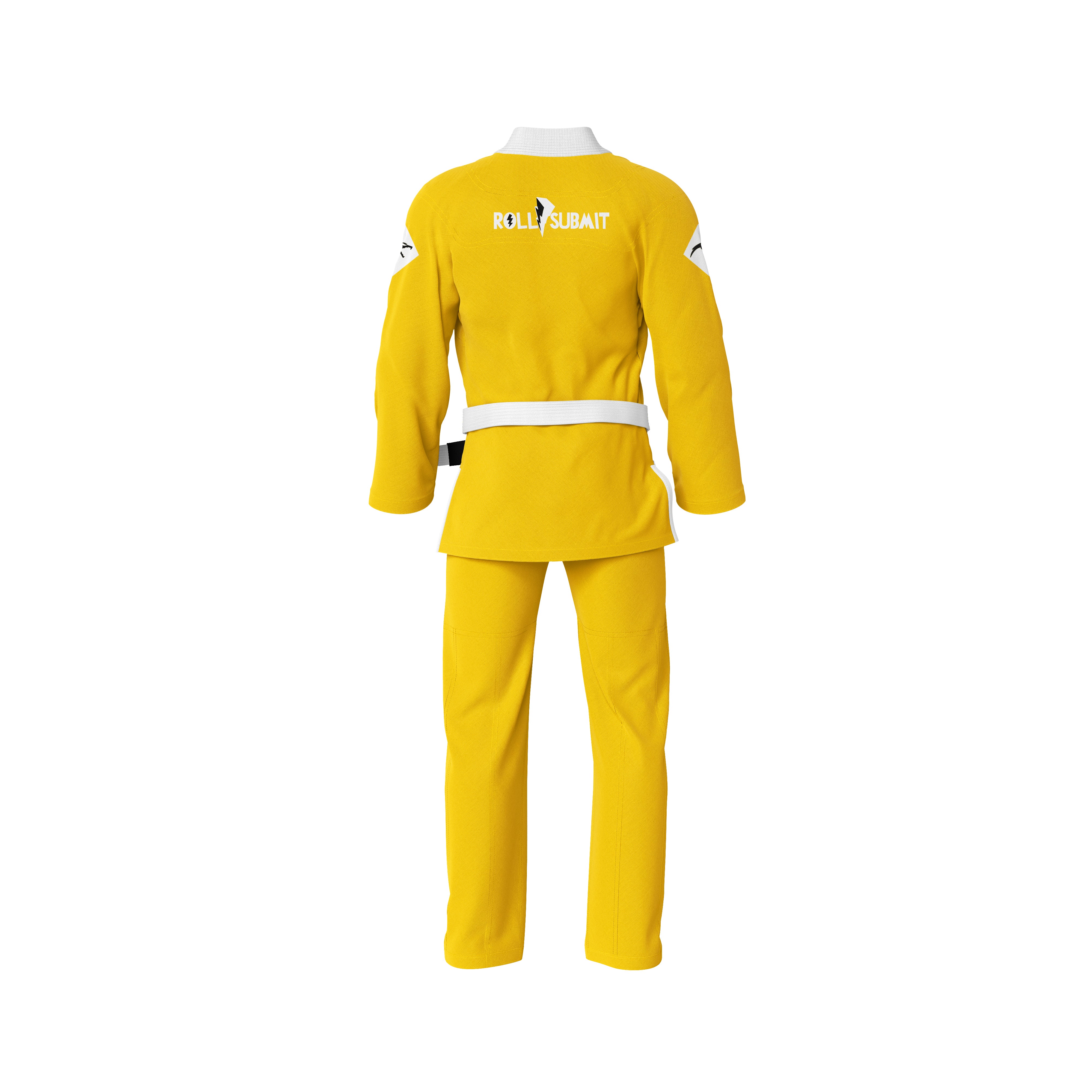 Mighty Morphin Grappler – Yellow Sublimation Brazilian Jiu Jitsu Gi - Image 4