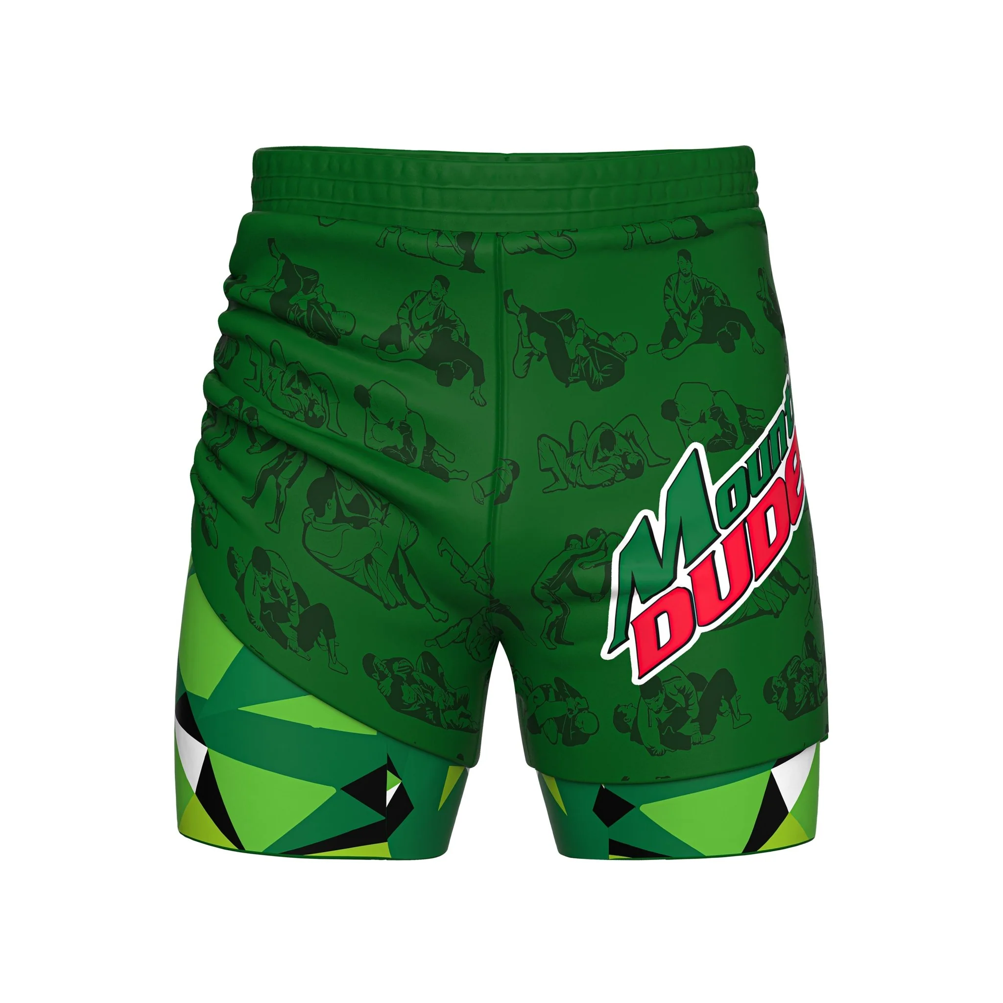 Mountin' Dudes 2 In One Training Shorts - Image 3