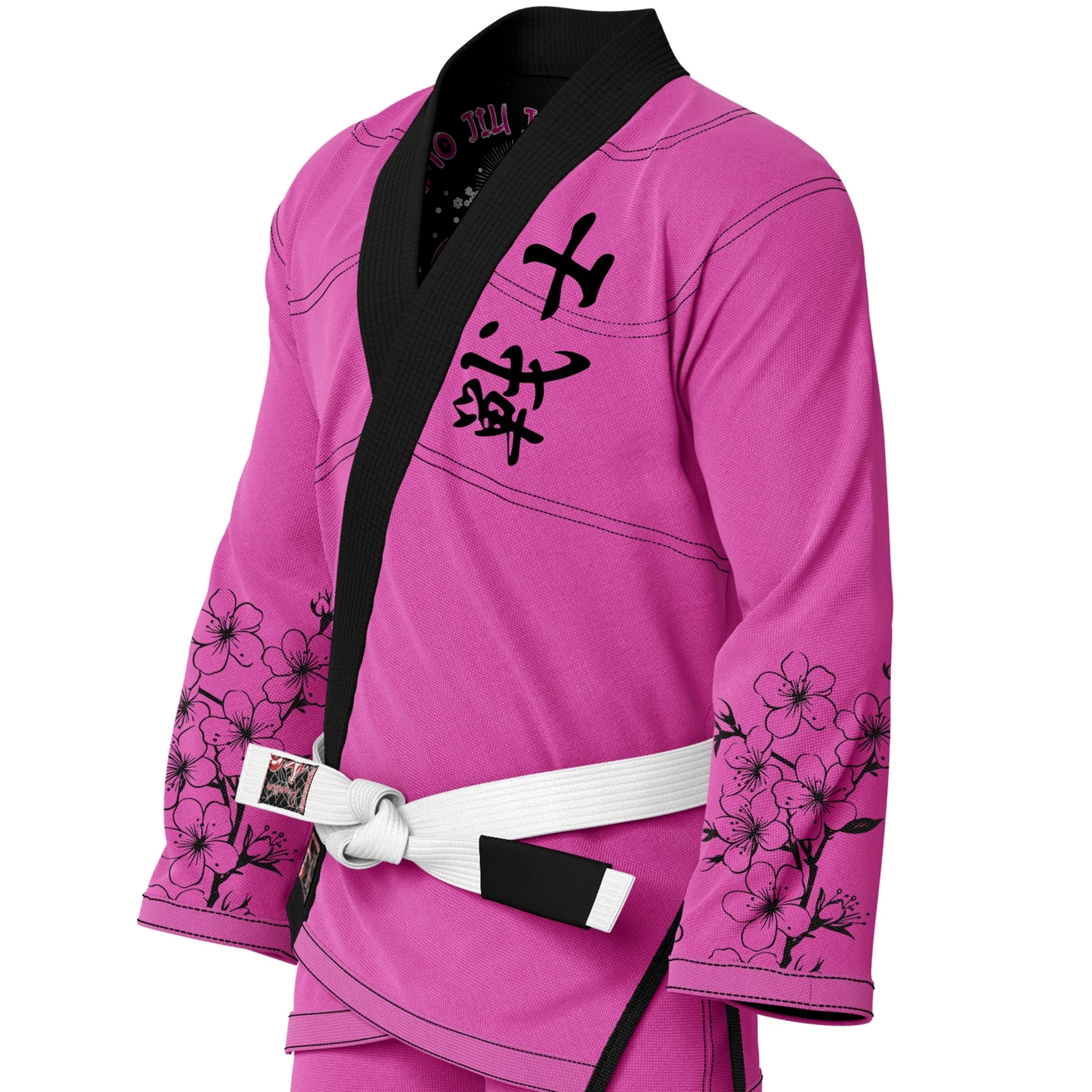 Pink Blossom Strike Sublimation Brazilian Jiu Jitsu GI (BJJ GI) - Image 6