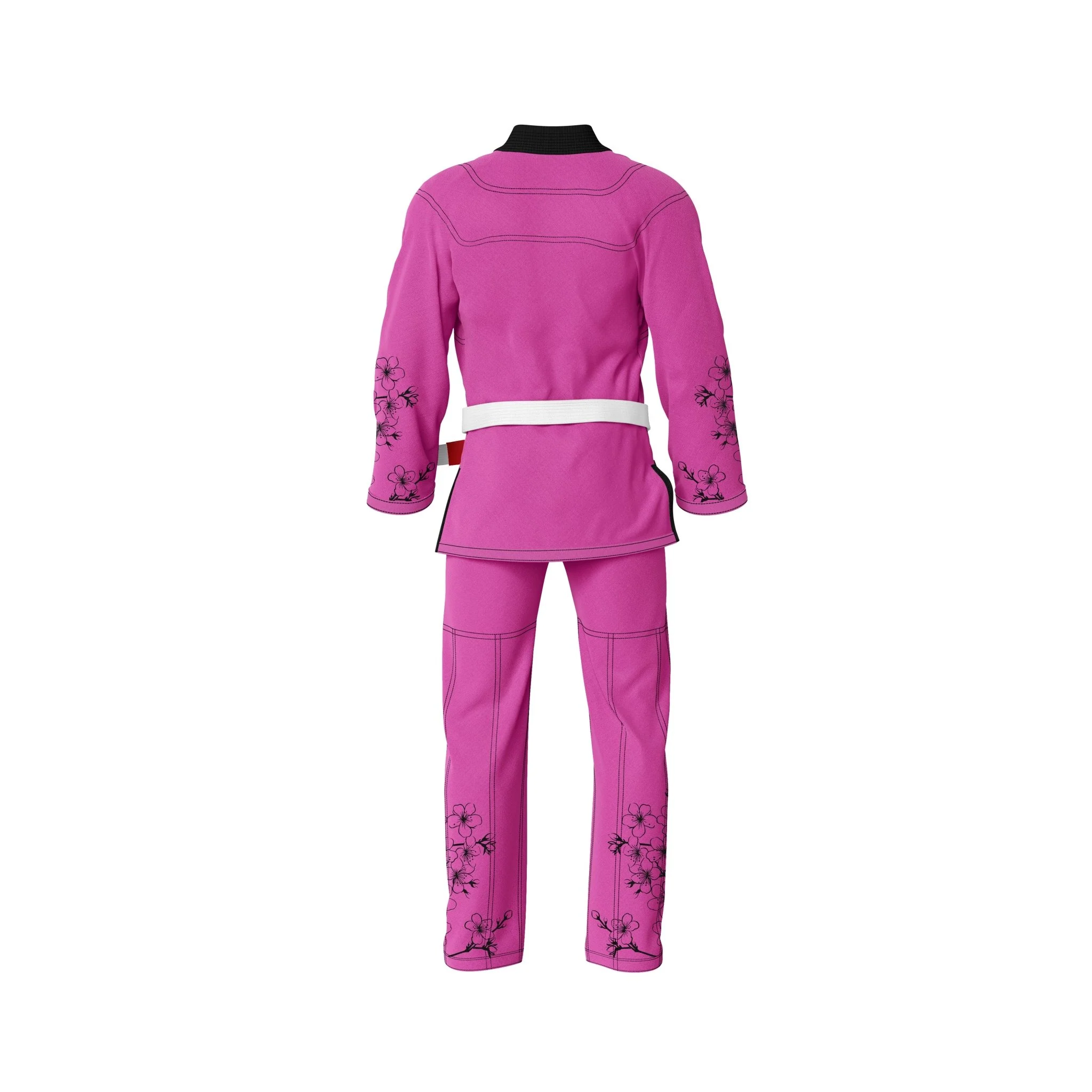 Pink Blossom Strike Sublimation Brazilian Jiu Jitsu GI (BJJ GI) - Image 8