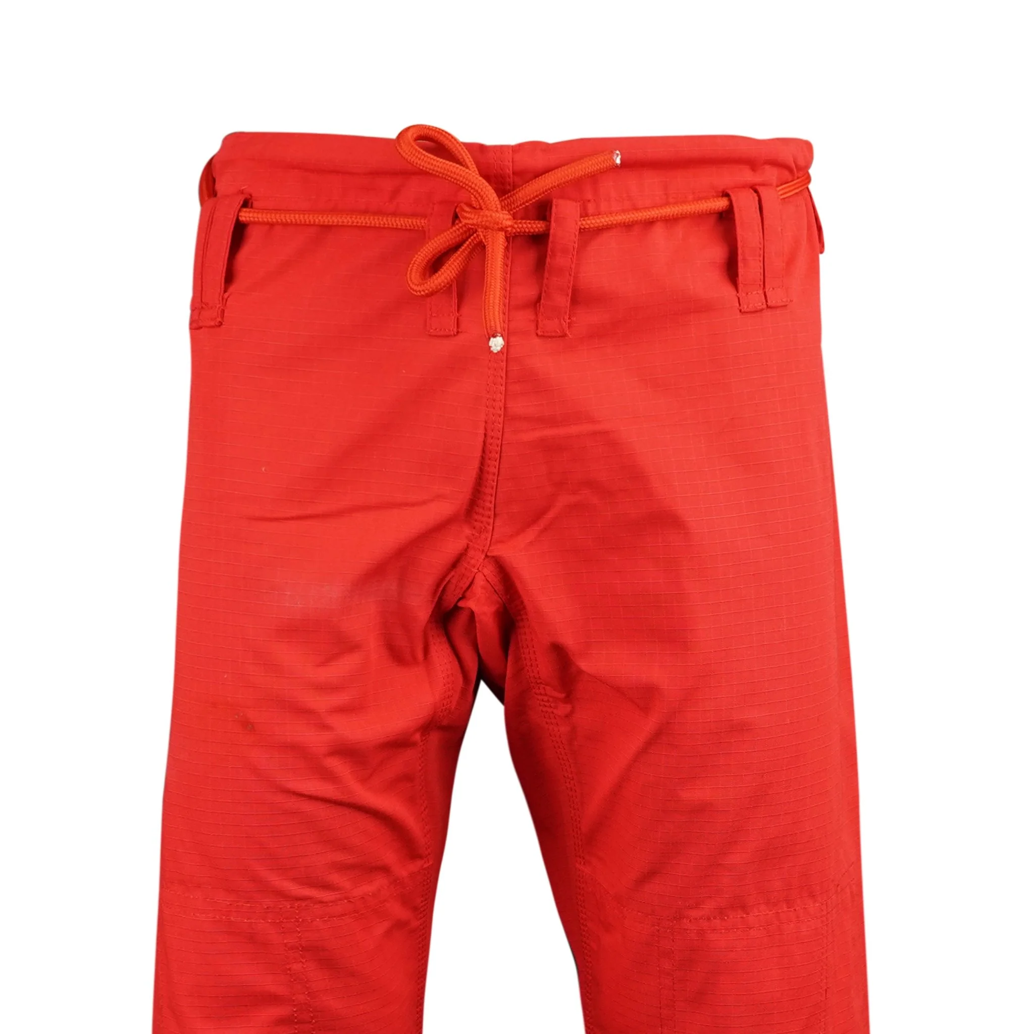 Plain Red Brazilian Jiu Jitsu Gi Pants - Image 2