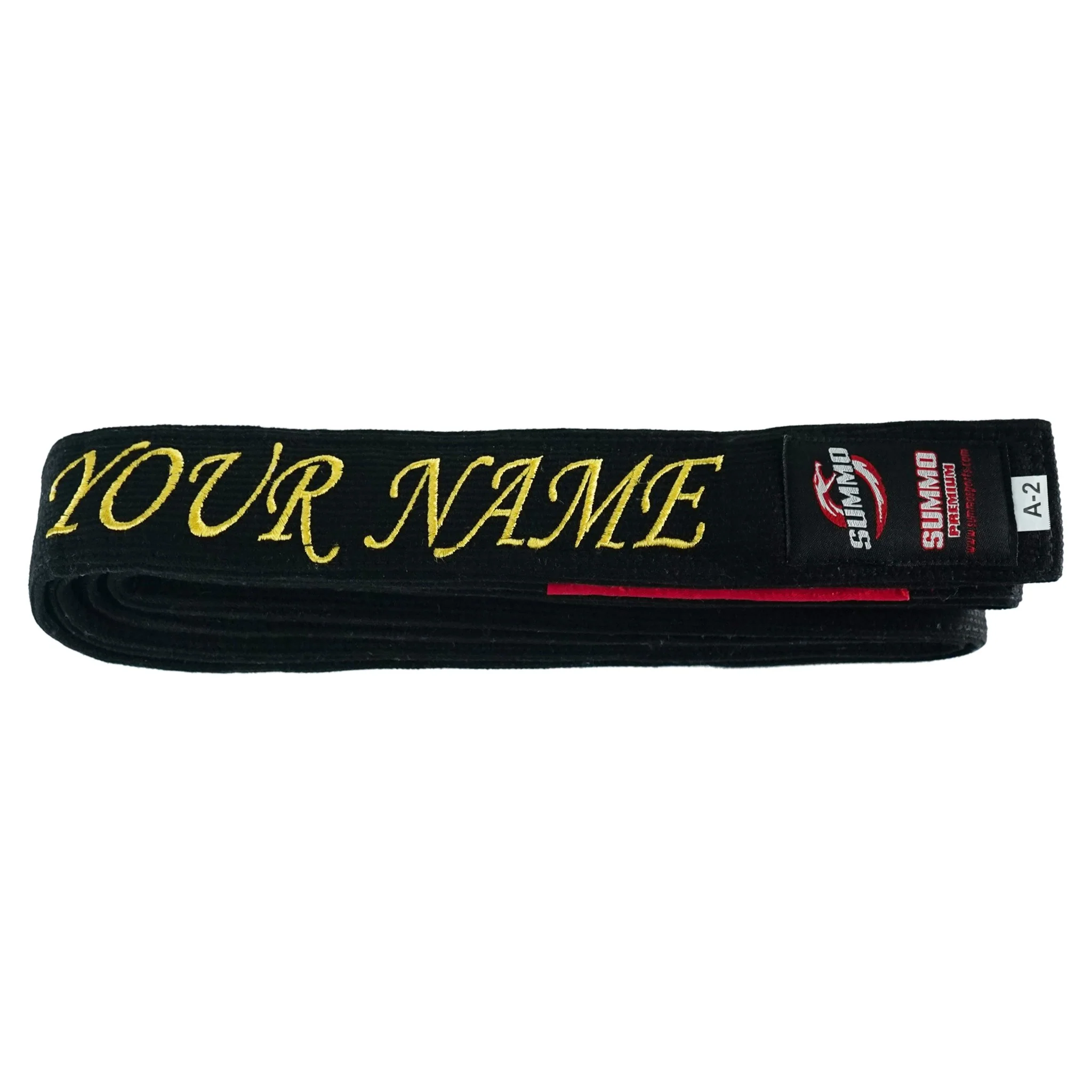 Premium Custom Name Brazilian Jiu Jitsu BJJ Belt - Image 6