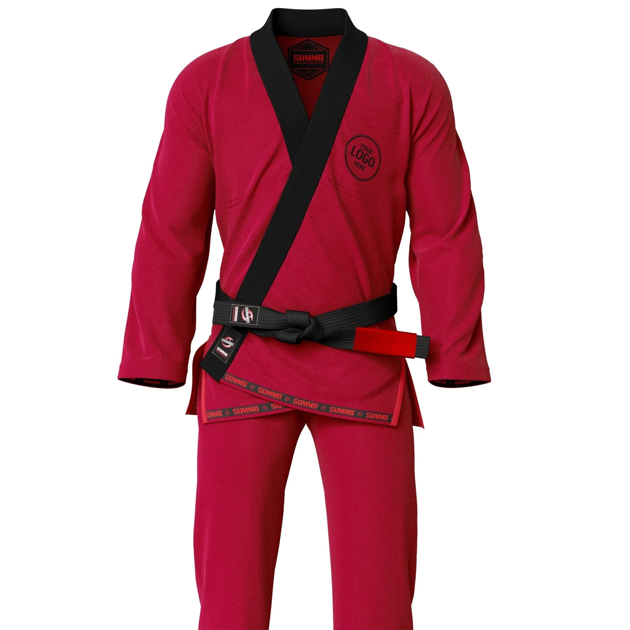 Premium Custom Burgundy Brazilian Jiu Jitsu Gi (BJJ GI)