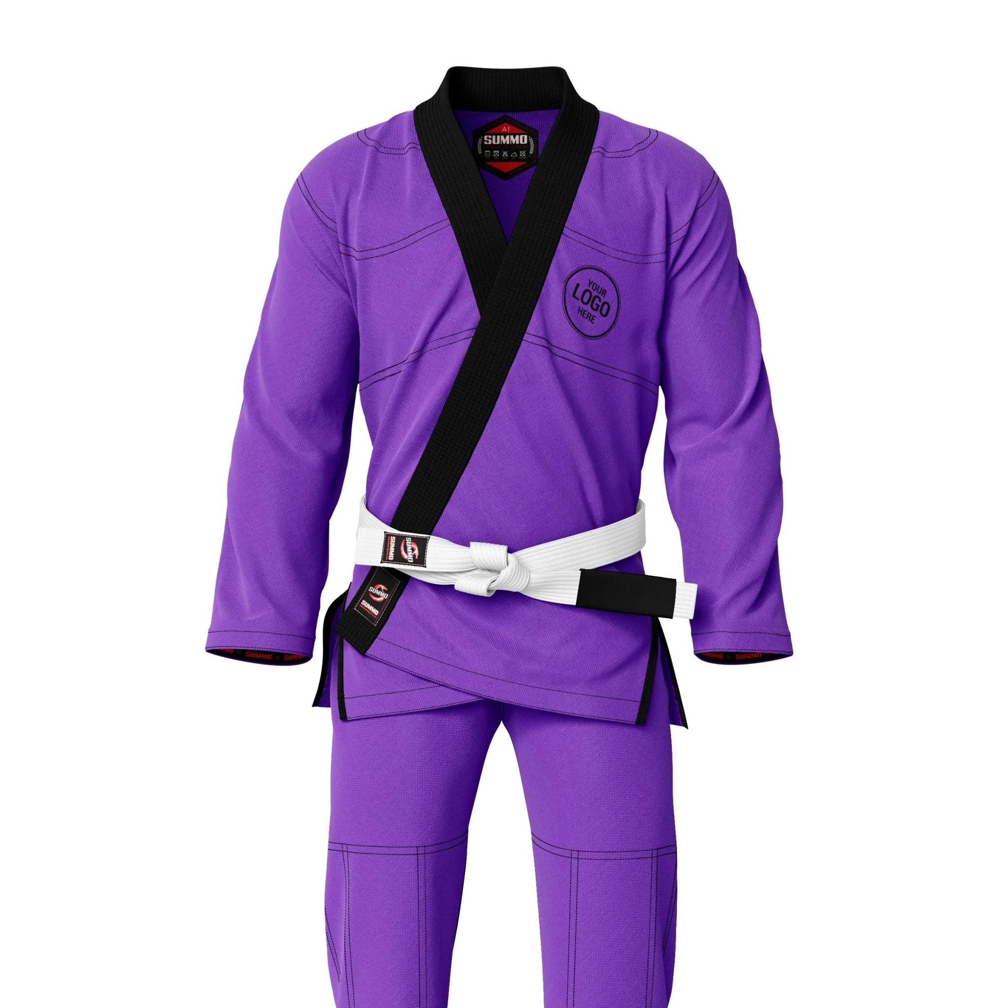 Premium Custom Name/Logo Purple Brazilian Jiu Jitsu Gi (BJJ GI)