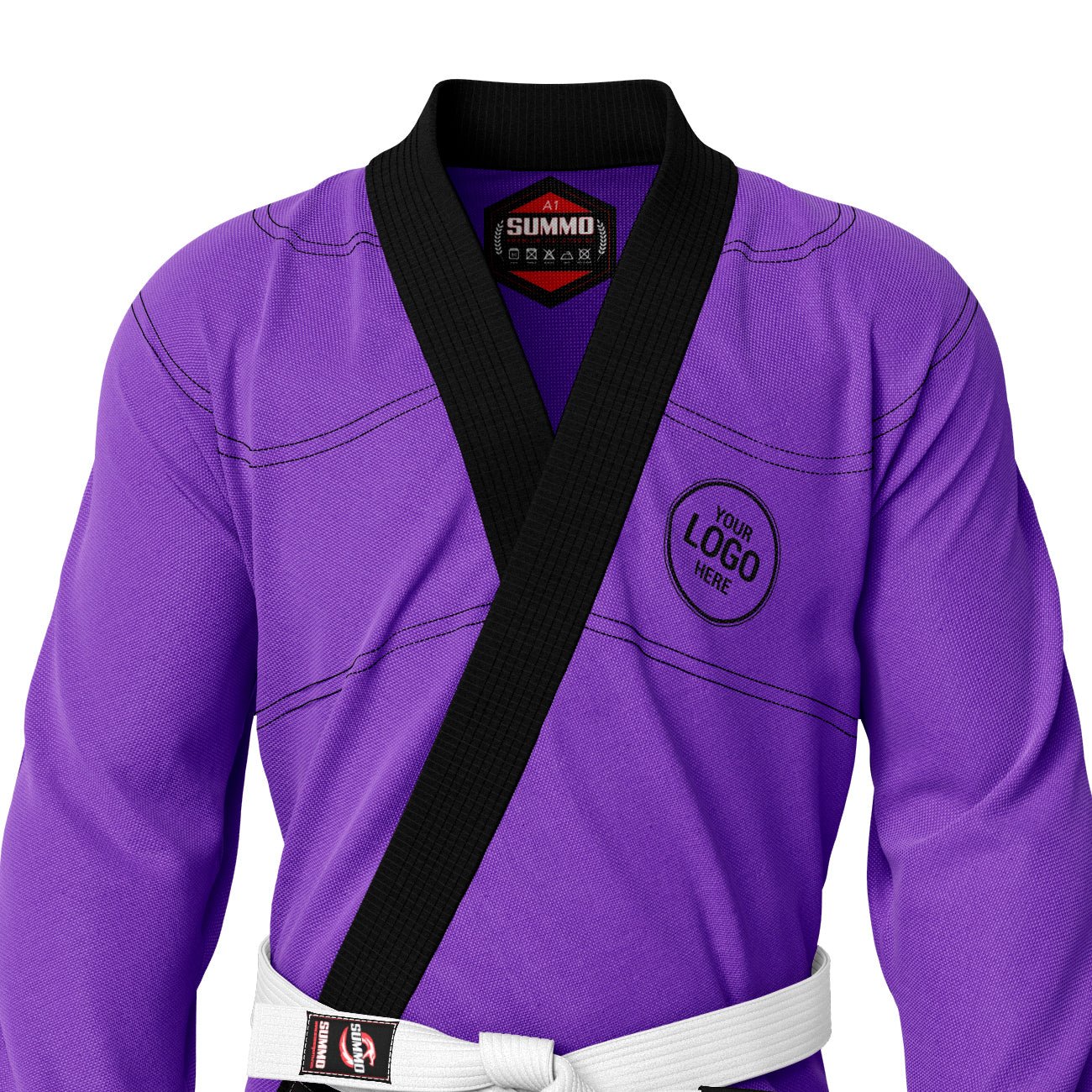 Premium Custom Name/Logo Purple Brazilian Jiu Jitsu Gi (BJJ GI) - Image 5