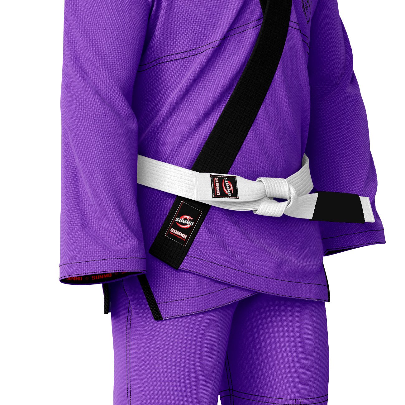 Premium Custom Name/Logo Purple Brazilian Jiu Jitsu Gi (BJJ GI) - Image 6