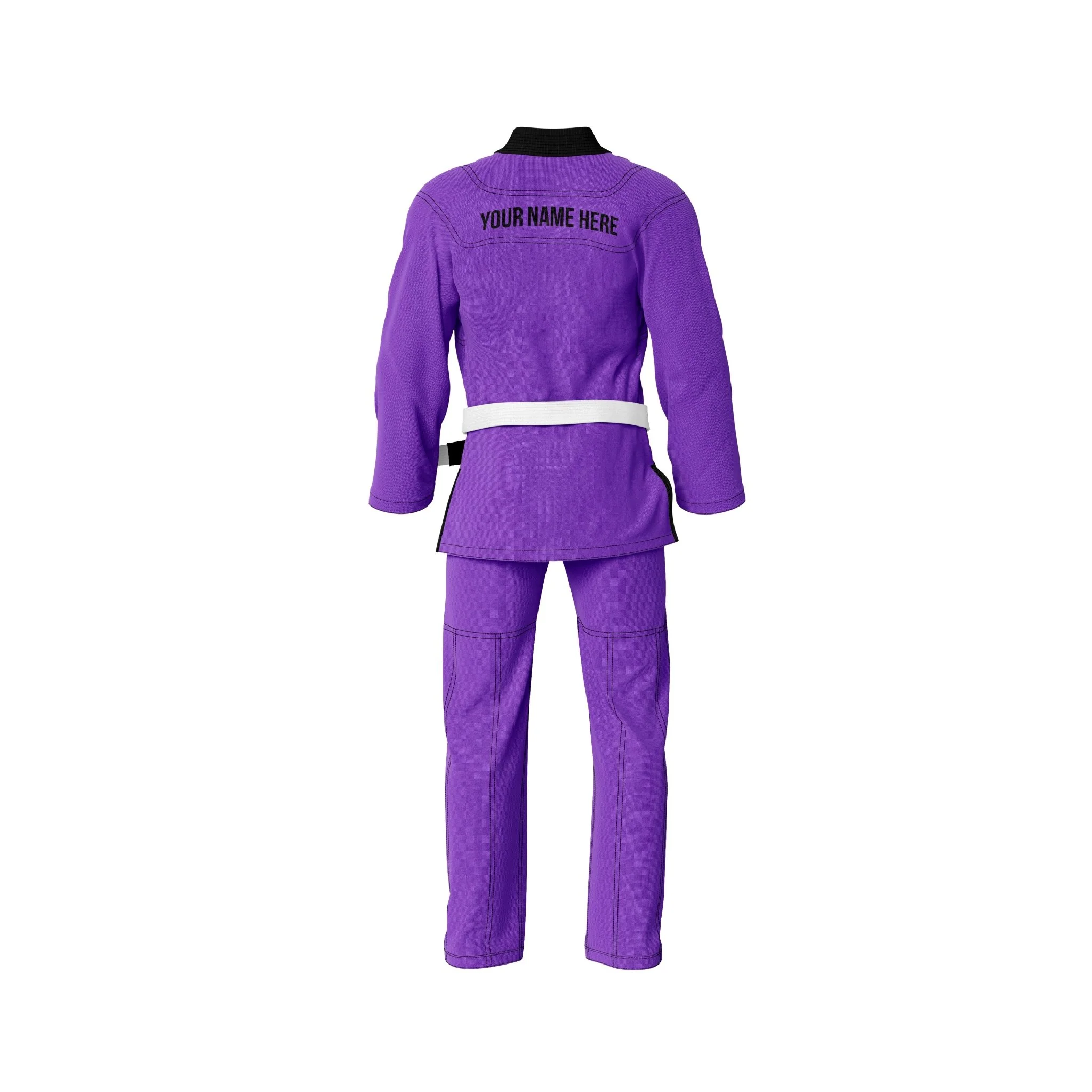 Premium Custom Name/Logo Purple Brazilian Jiu Jitsu Gi (BJJ GI) - Image 7