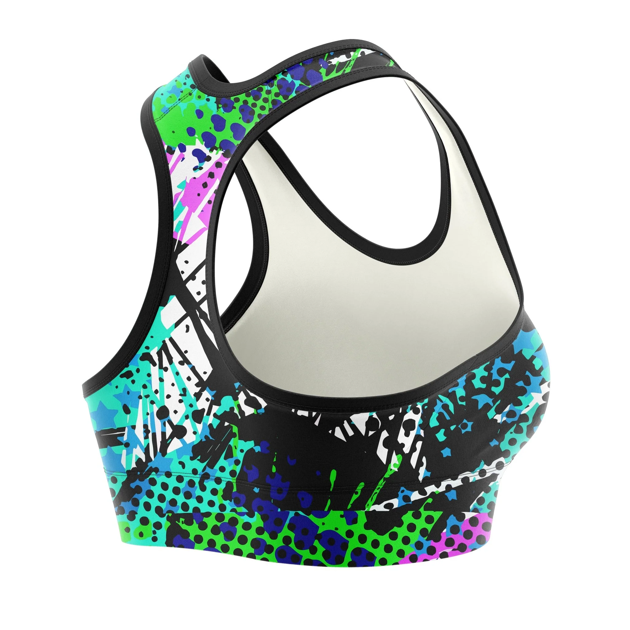 Retro Riot Women Sports Bra - Image 3
