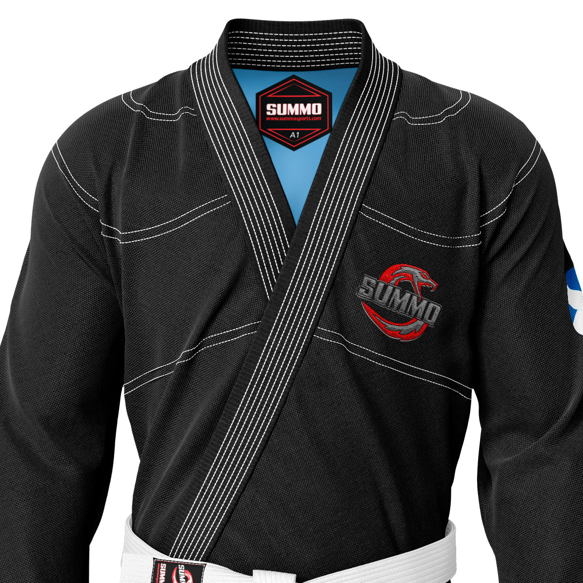 Scottish Black Sublimation Brazilian Jiu Jitsu GI (BJJ GI) - Image 9