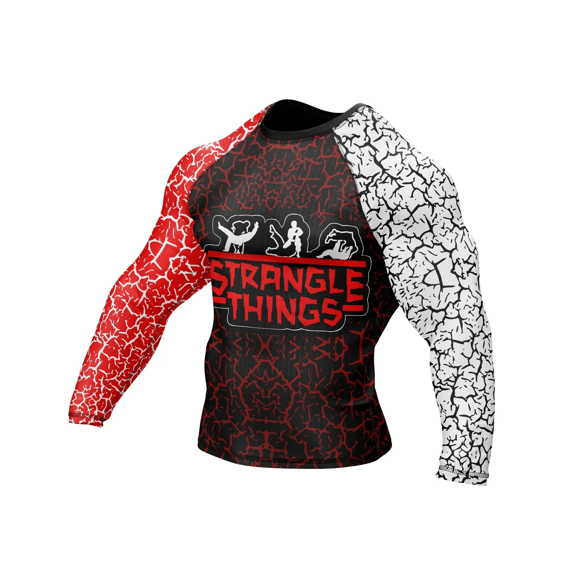 Strangle Things Premium Bjj Rash Guard For Men/Women - Image 2