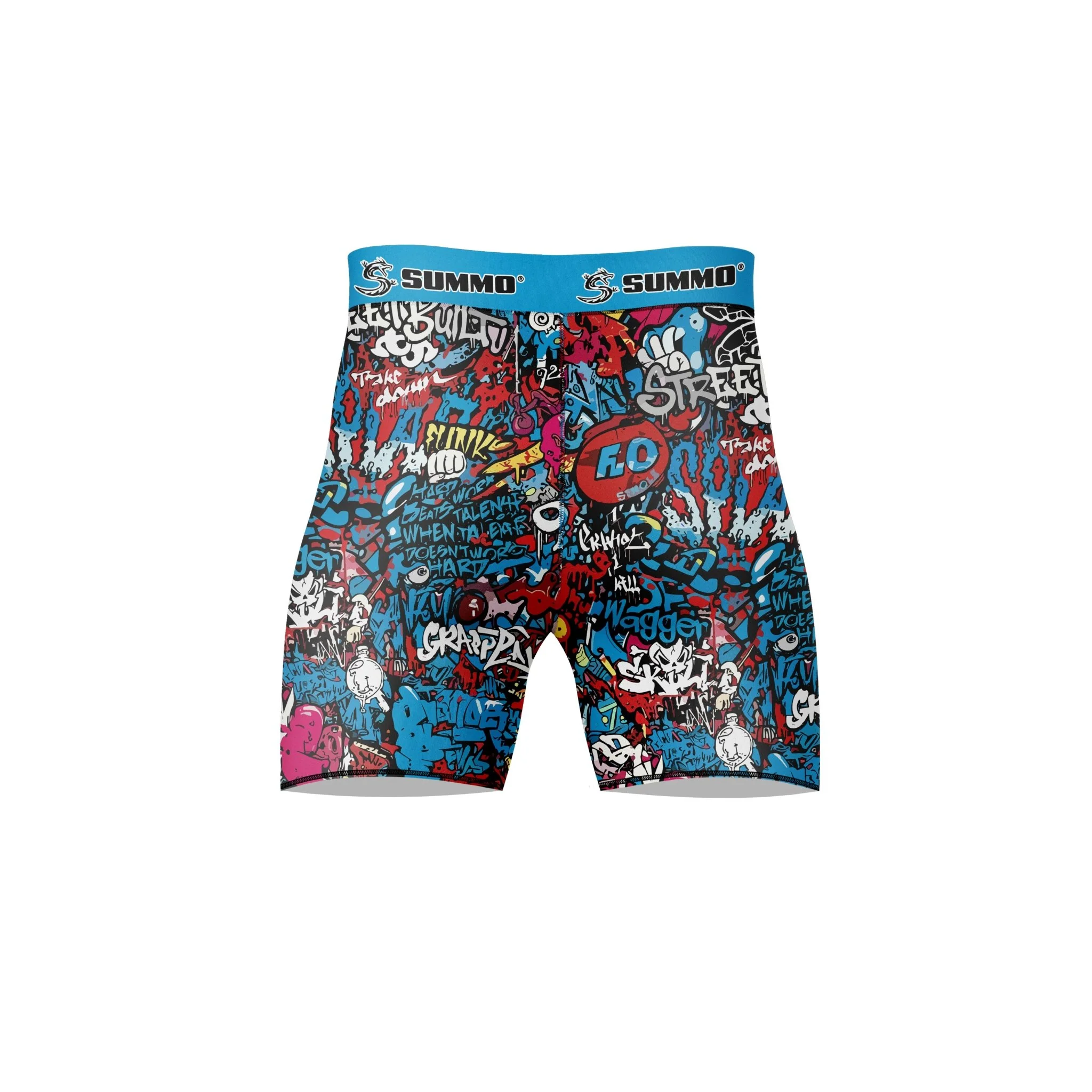 Street Brawl Wrestling Compression Shorts for Men/Women - Image 3