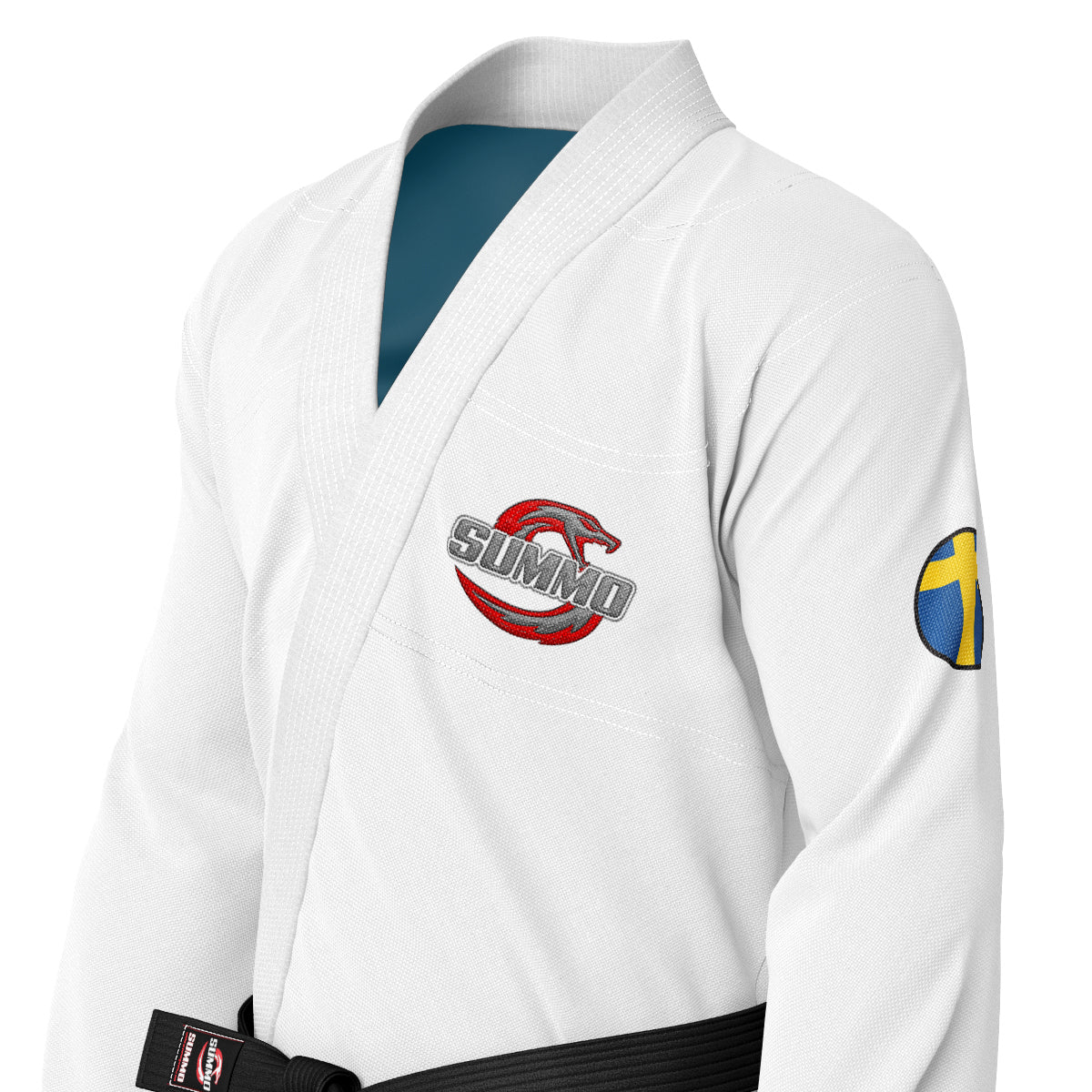 Swedish White Sublimation Brazilian Jiu Jitsu GI (BJJ GI) - Image 6