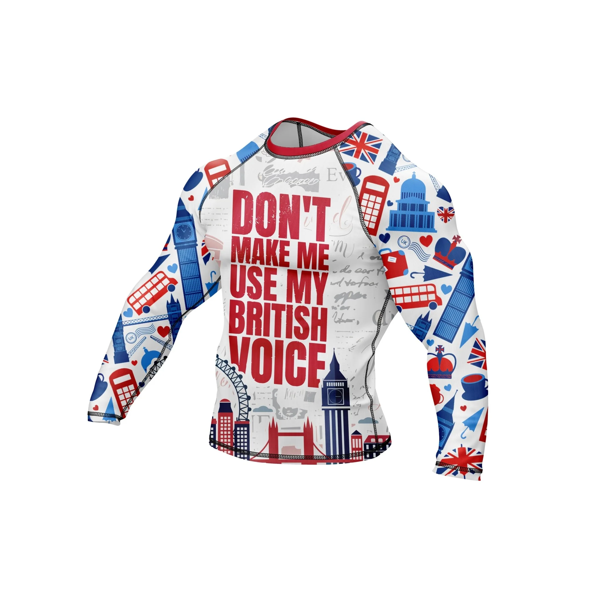 Union Jack Warrior Premium Rash Guard For Men/Women - Image 2